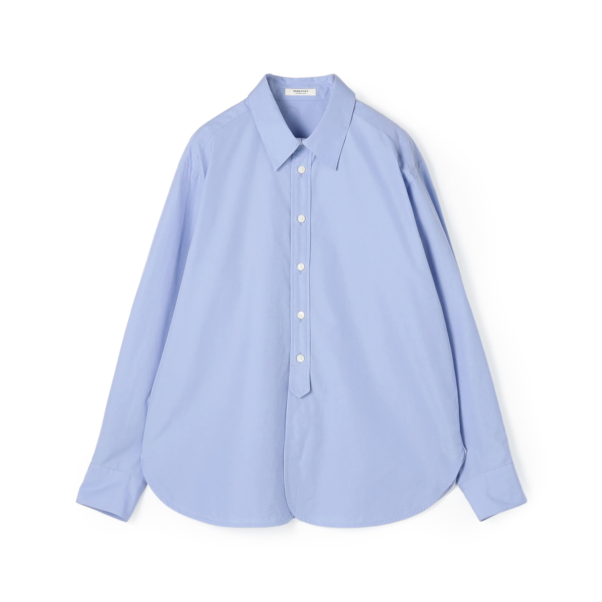 コットンタイプライター レギュラーカラーシャツ