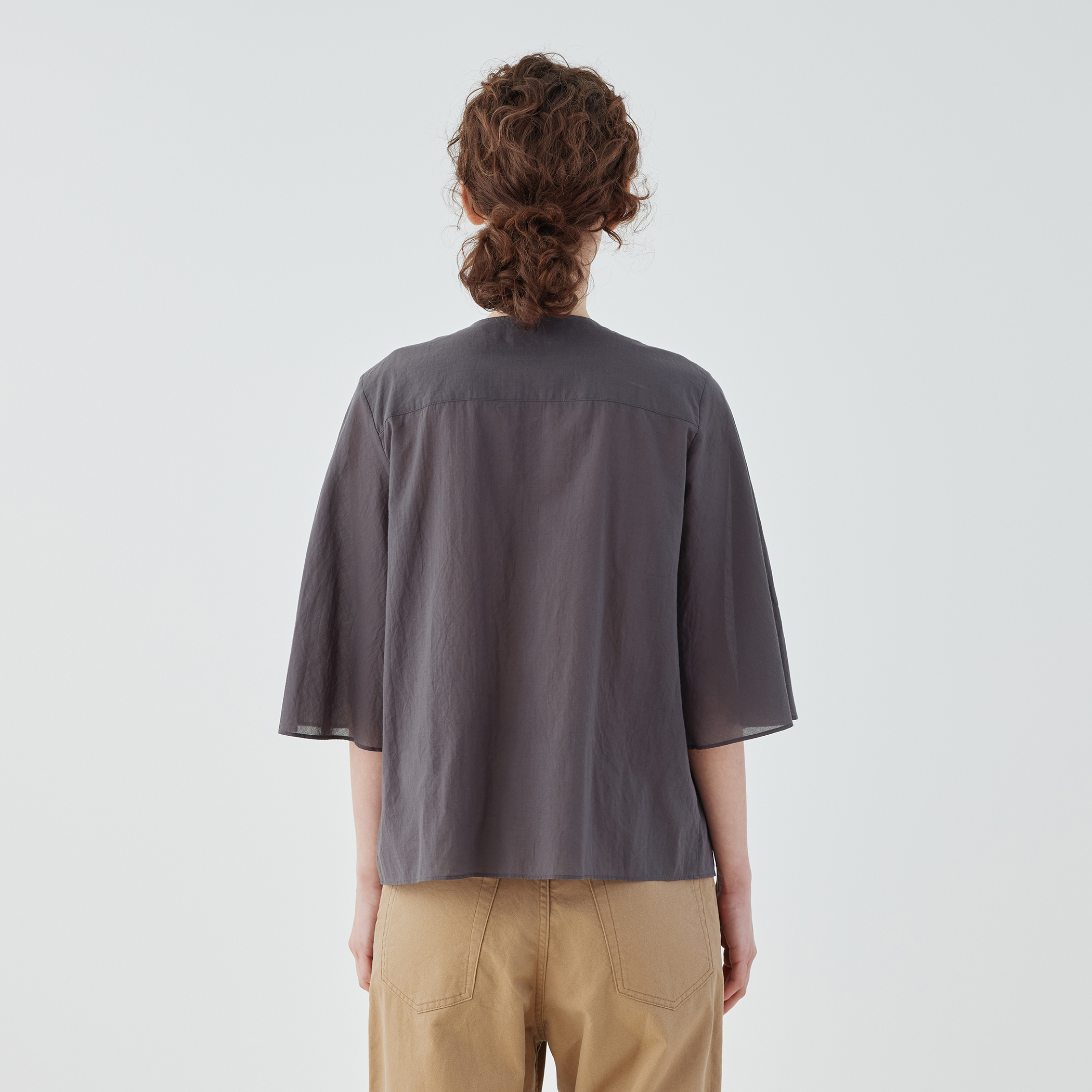GALERIE VIE★インドコットン フリルシャツ インドコットン フリルシャツ（シャツ/ブラウス）｜GALERIE VIE
