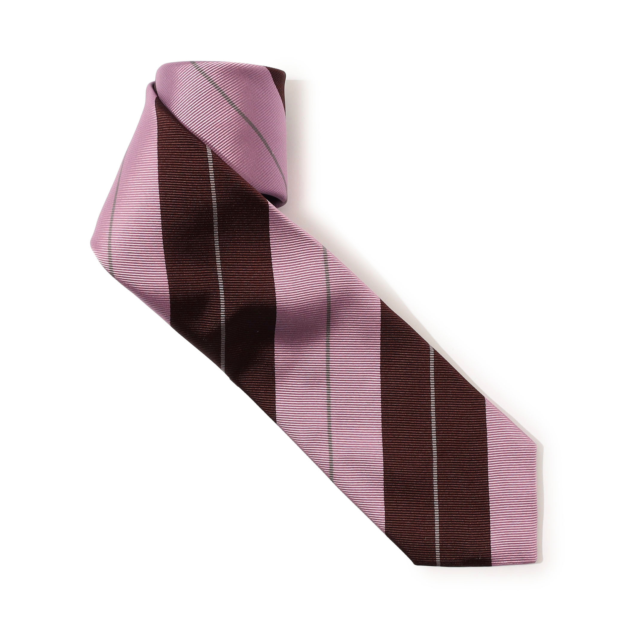 TOMORROWLAND シルクジャガード レジメンタルストライプネクタイ