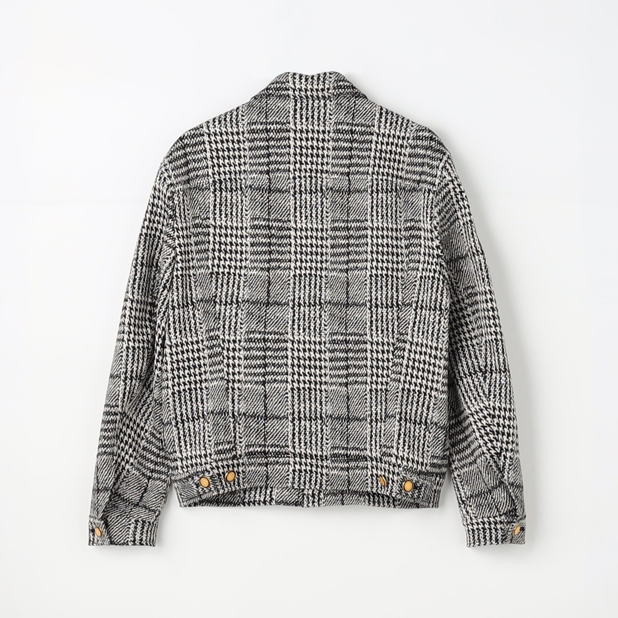 トゥモローランド チェックブルゾン 箔コーティングチェック ジップブルゾン｜トゥモローランド 公式通販