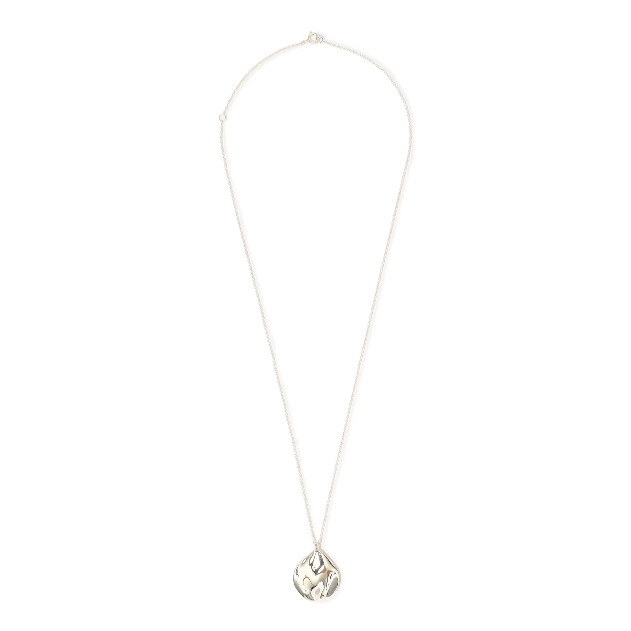 Rieuk Small Damask Rose シルバー ネックレス