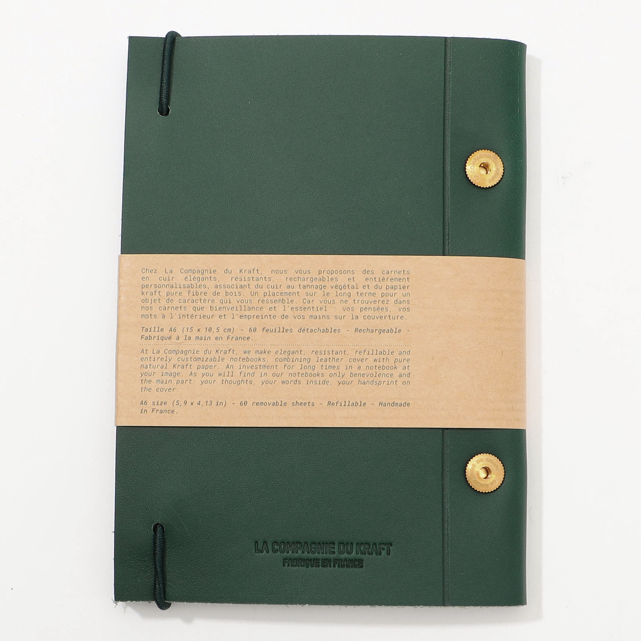 La Compagnie du Kraft Heritage A6 Leather Notebook