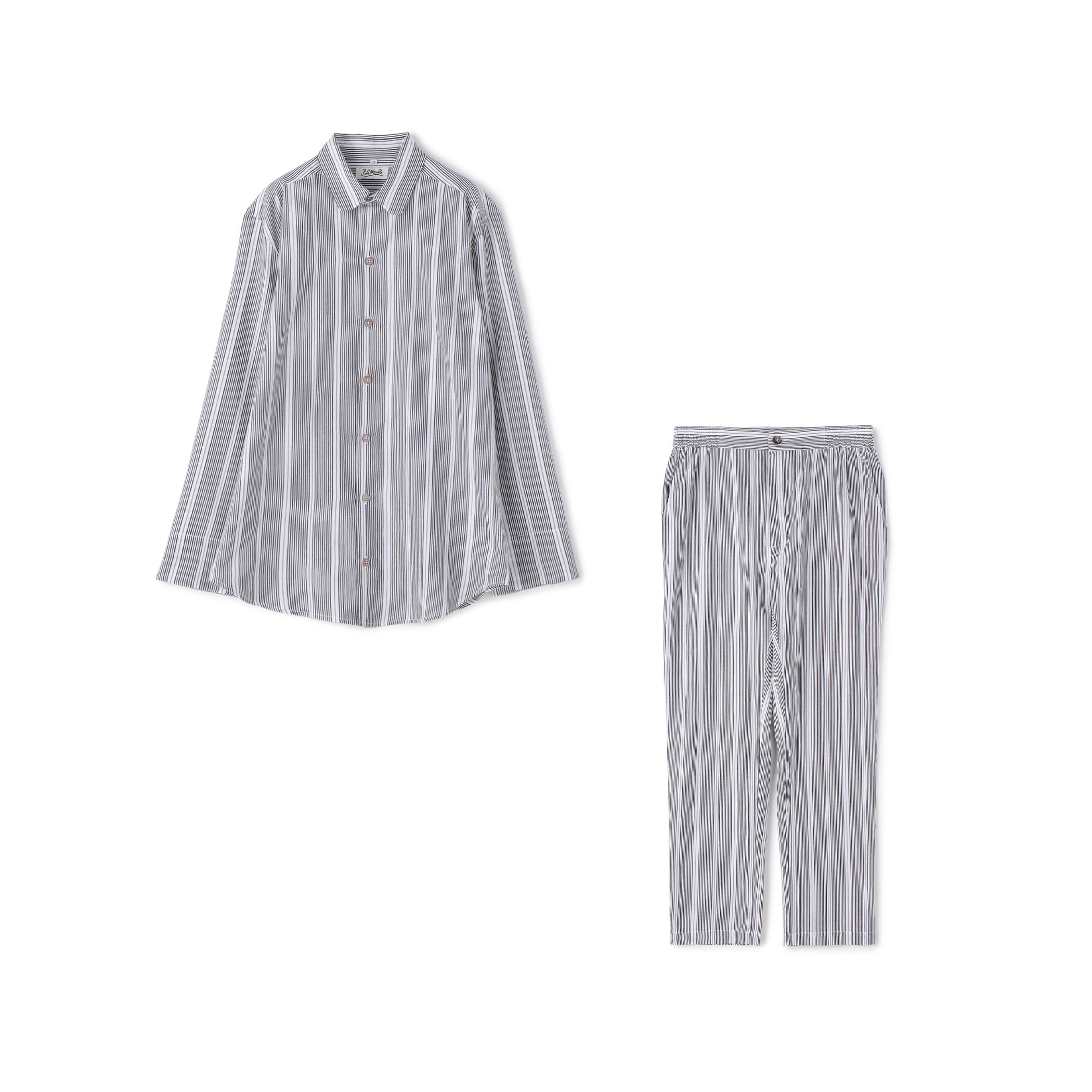 P.LE MOULT コットン ストライプパジャマ