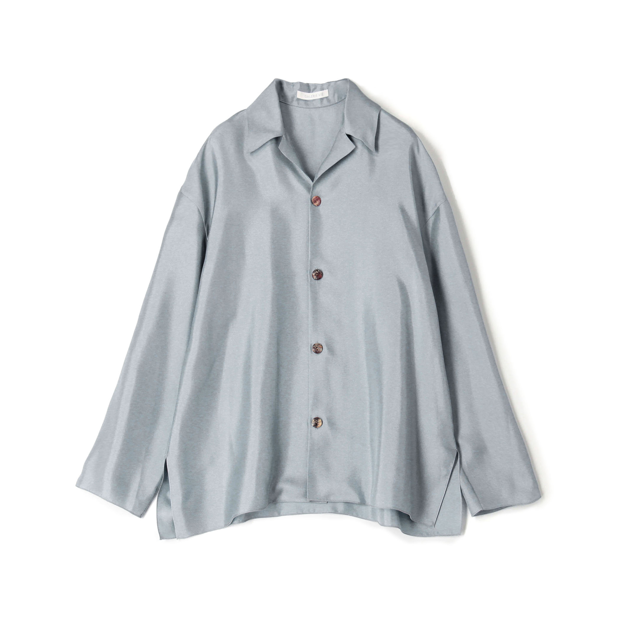 シルクツイル オープンカラーシャツ｜トゥモローランド 公式通販