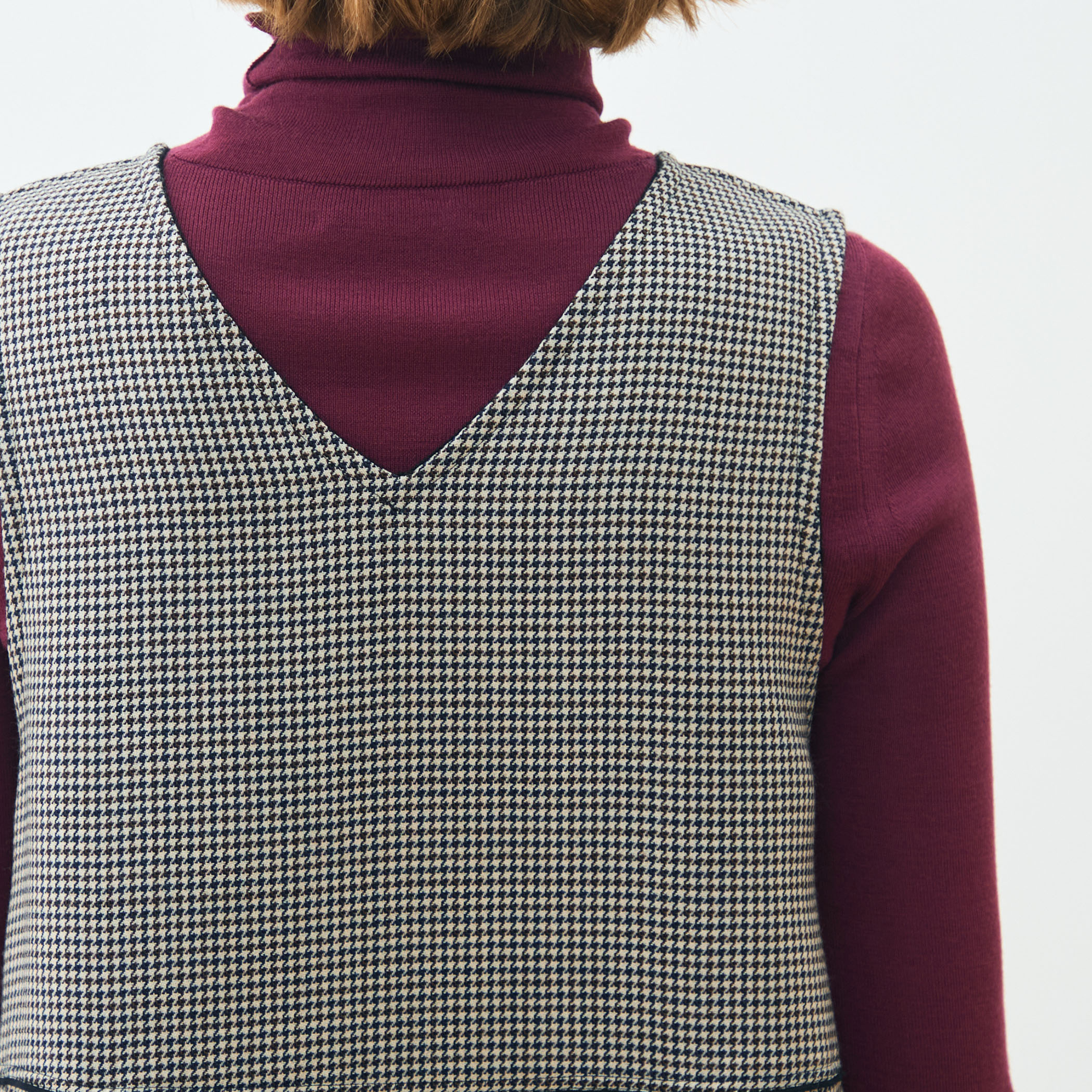 ガンクラブトゥースリバー 4-wayコクーンワンピース｜トゥモローランド