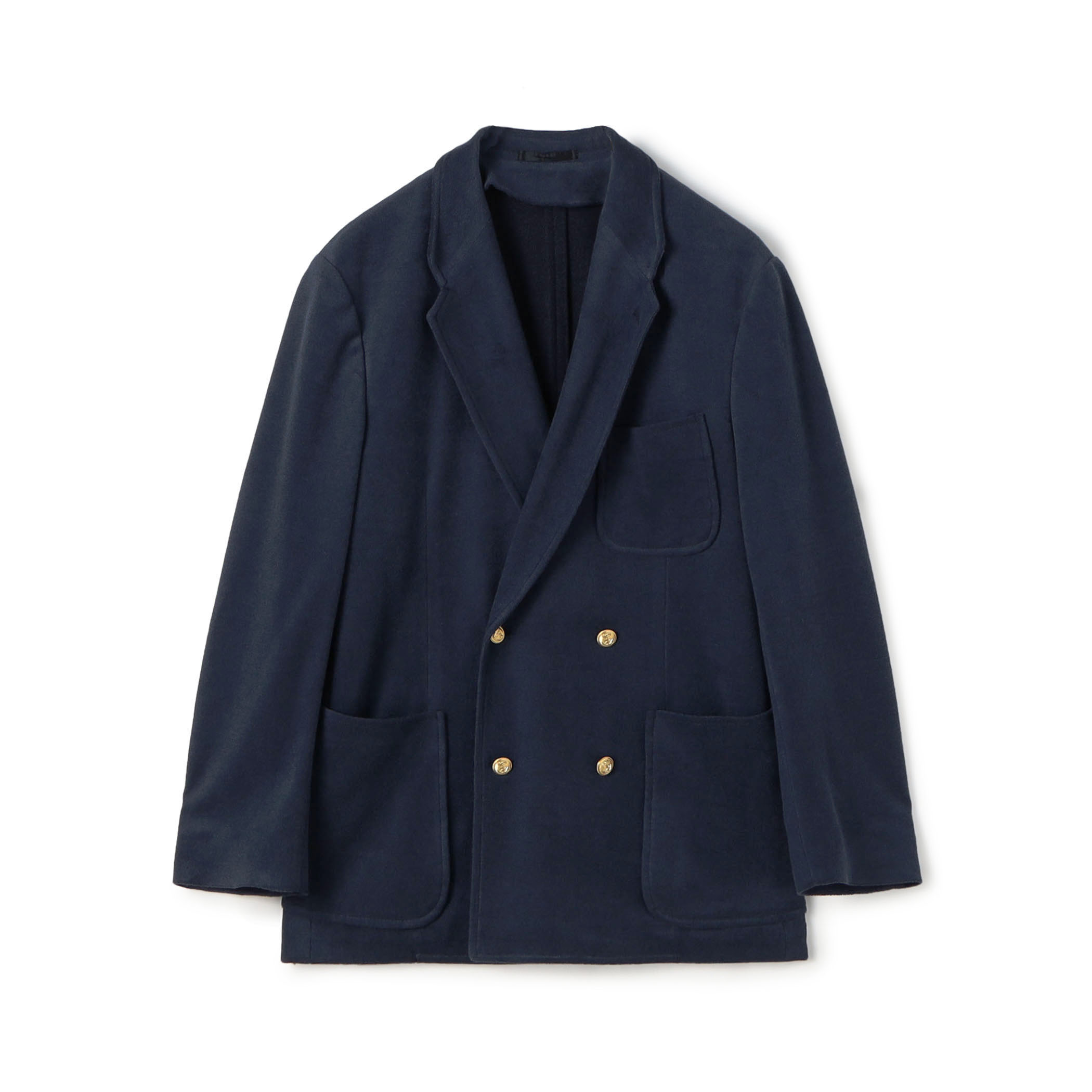 コットンウールナイロン パイル ダブルブレステッド4Bジャケット DONDY