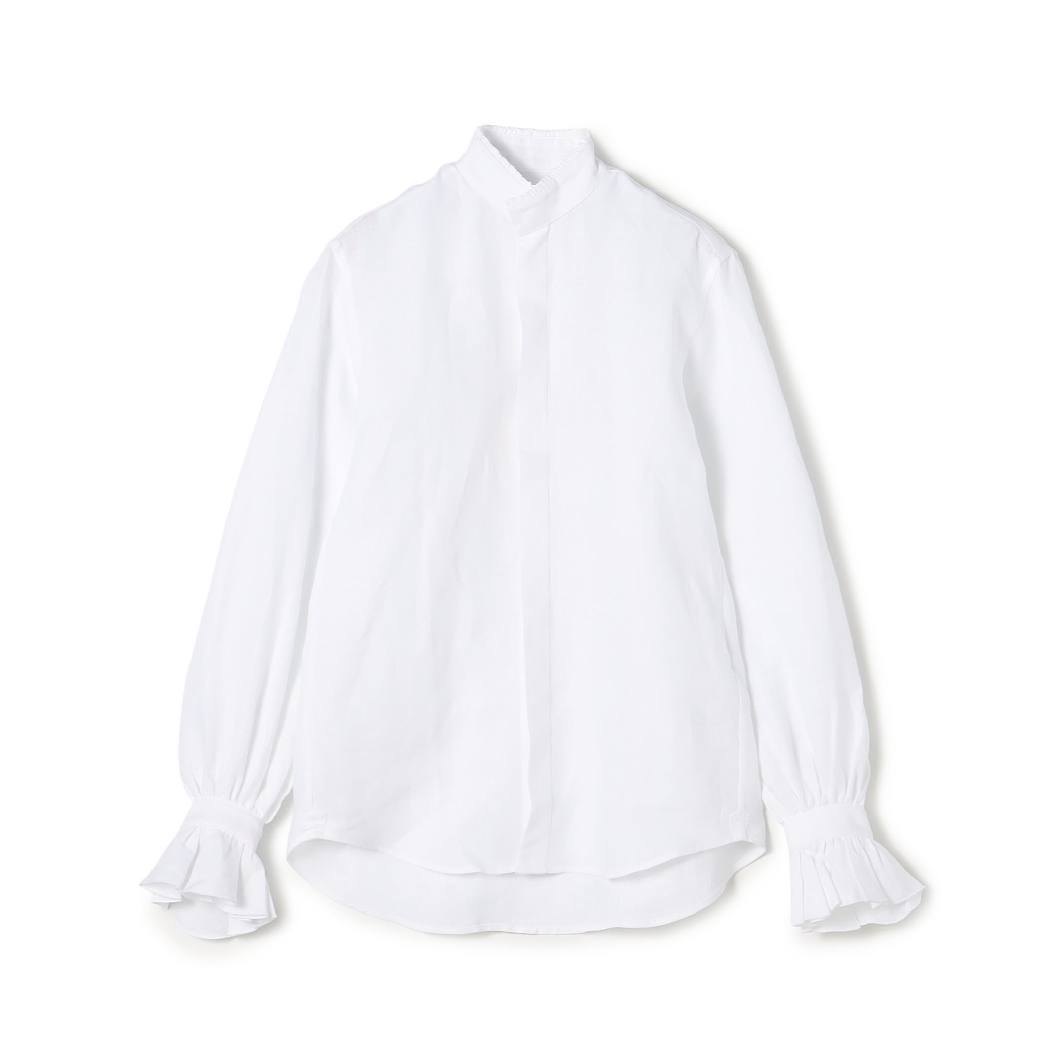 BOURRIENNE BOUDOIR リネン フリルシャツ