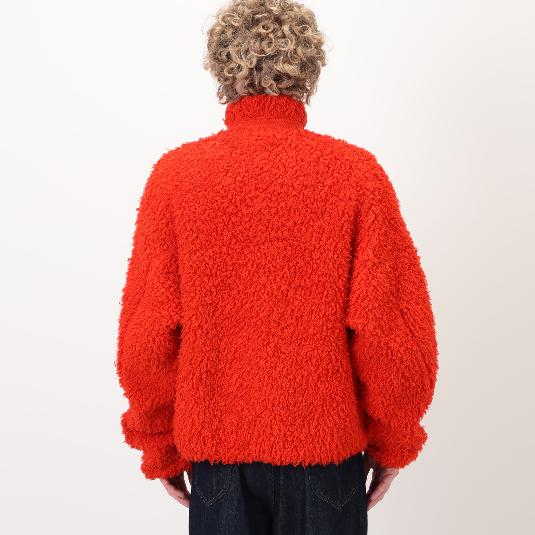 JIL SANDER+ NATURAL COTTON FLEECE ジップアップブルゾン