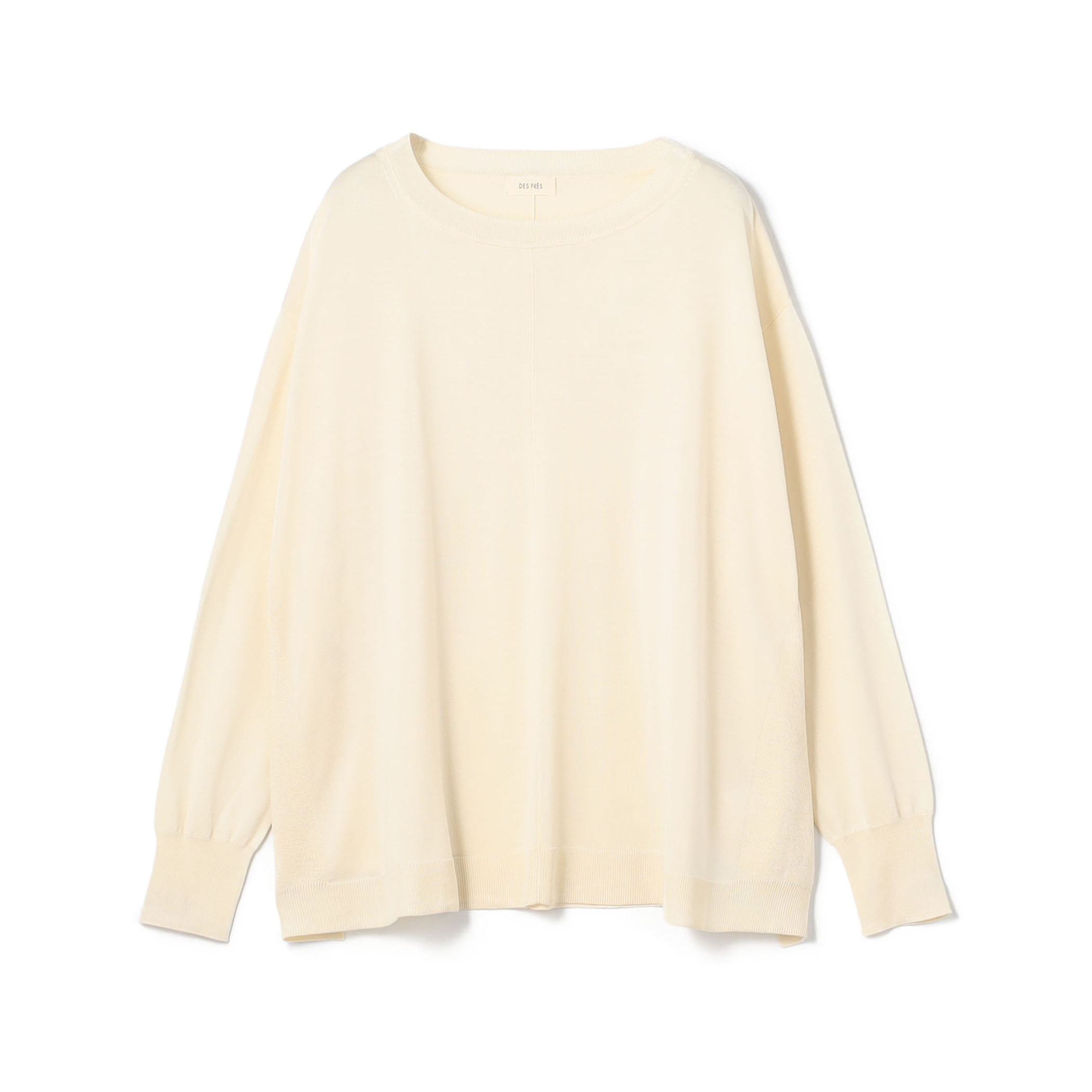 マットシルク ラウンドネックプルオーバー