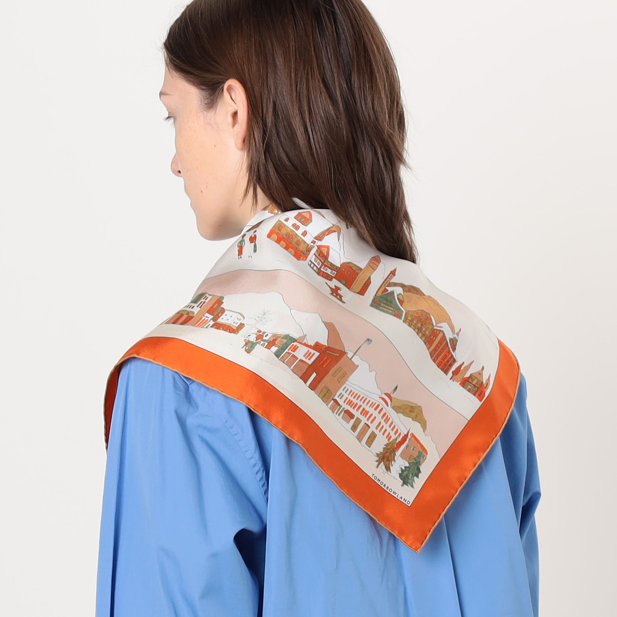 ATELIER TOMORROW WINTER MOUNTAIN シルクスカーフ｜トゥモローランド