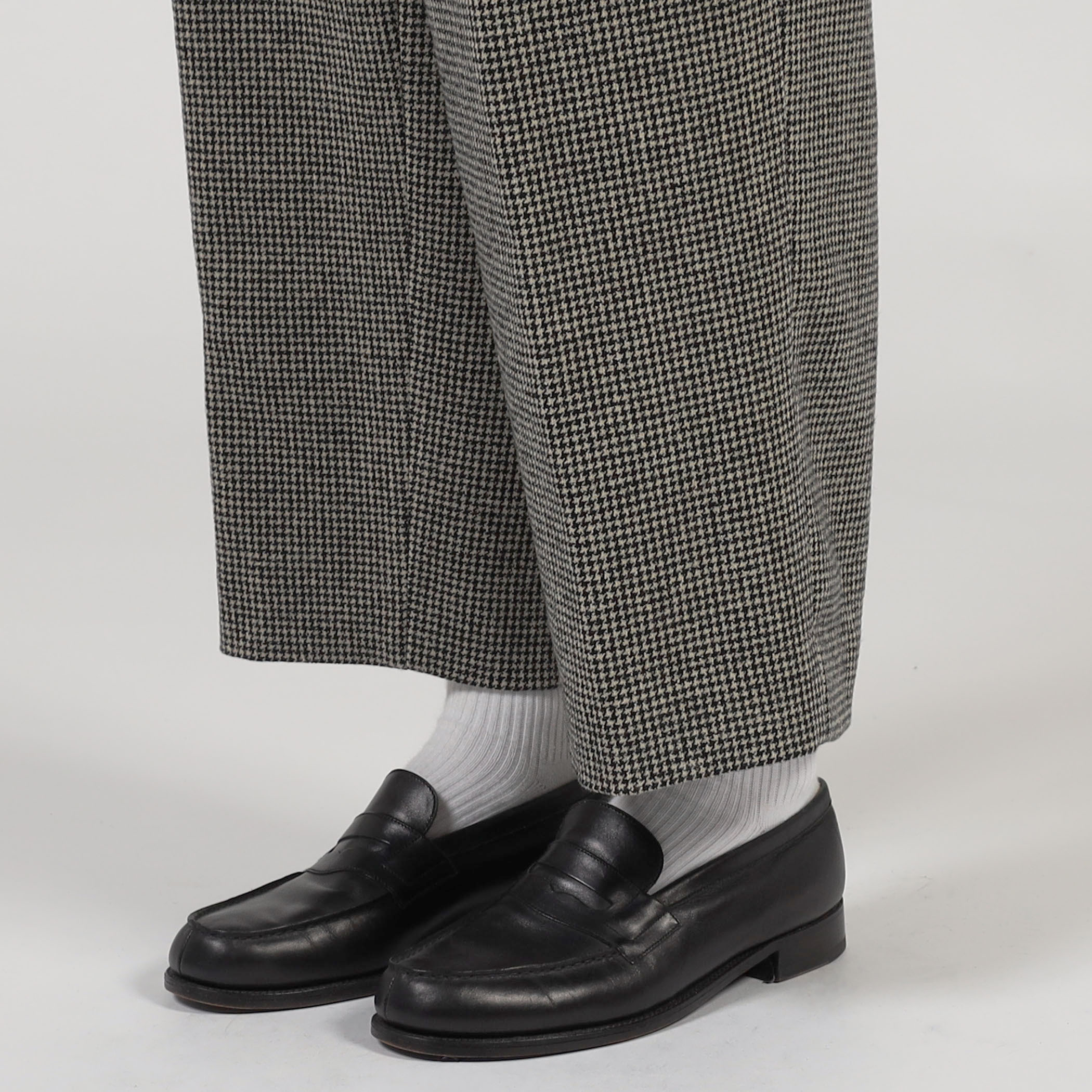 ウールナイロンポリウレタン 2WAYストレッチ 2プリーツパンツ