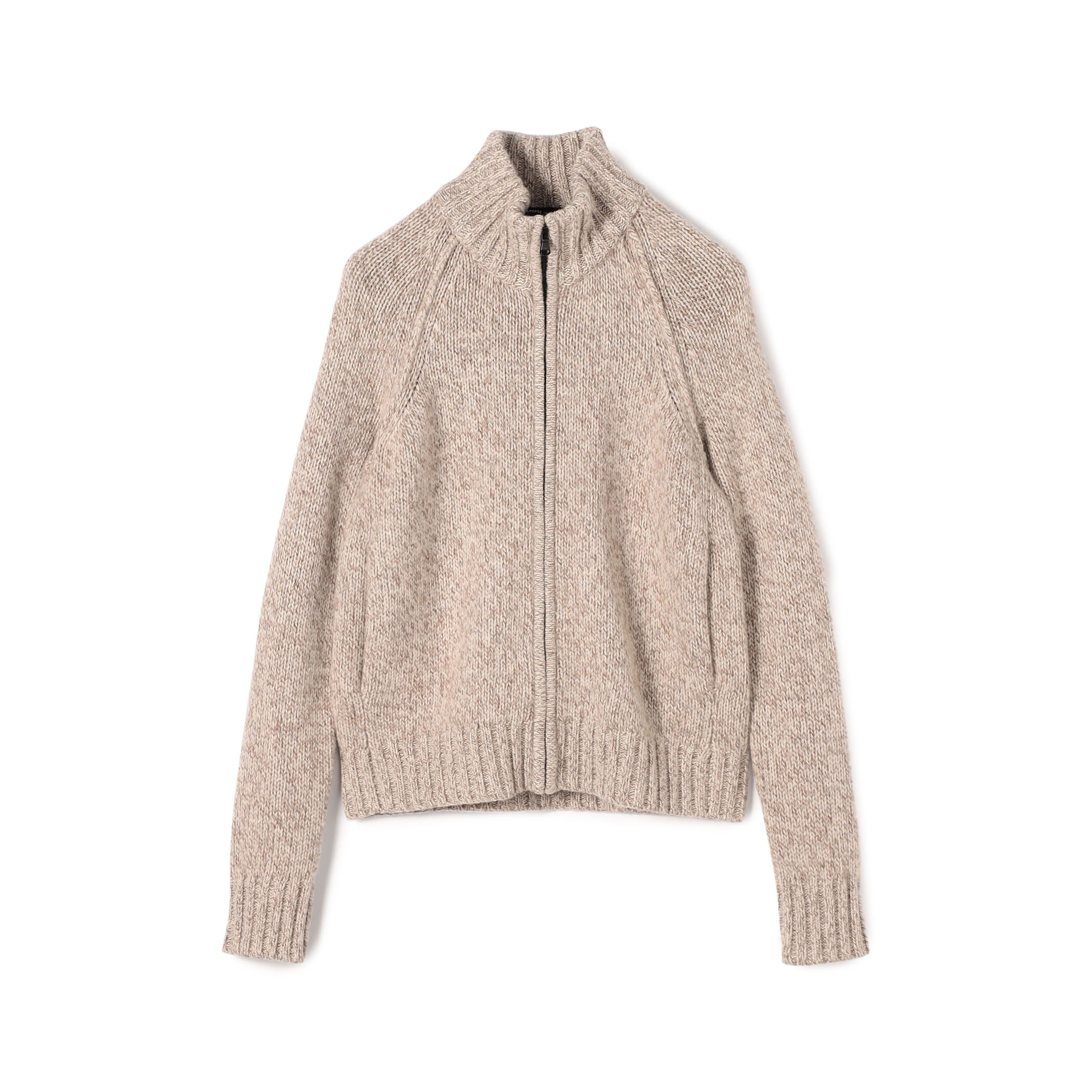 Recycled cashmere zip-up cardigan MRBC2174