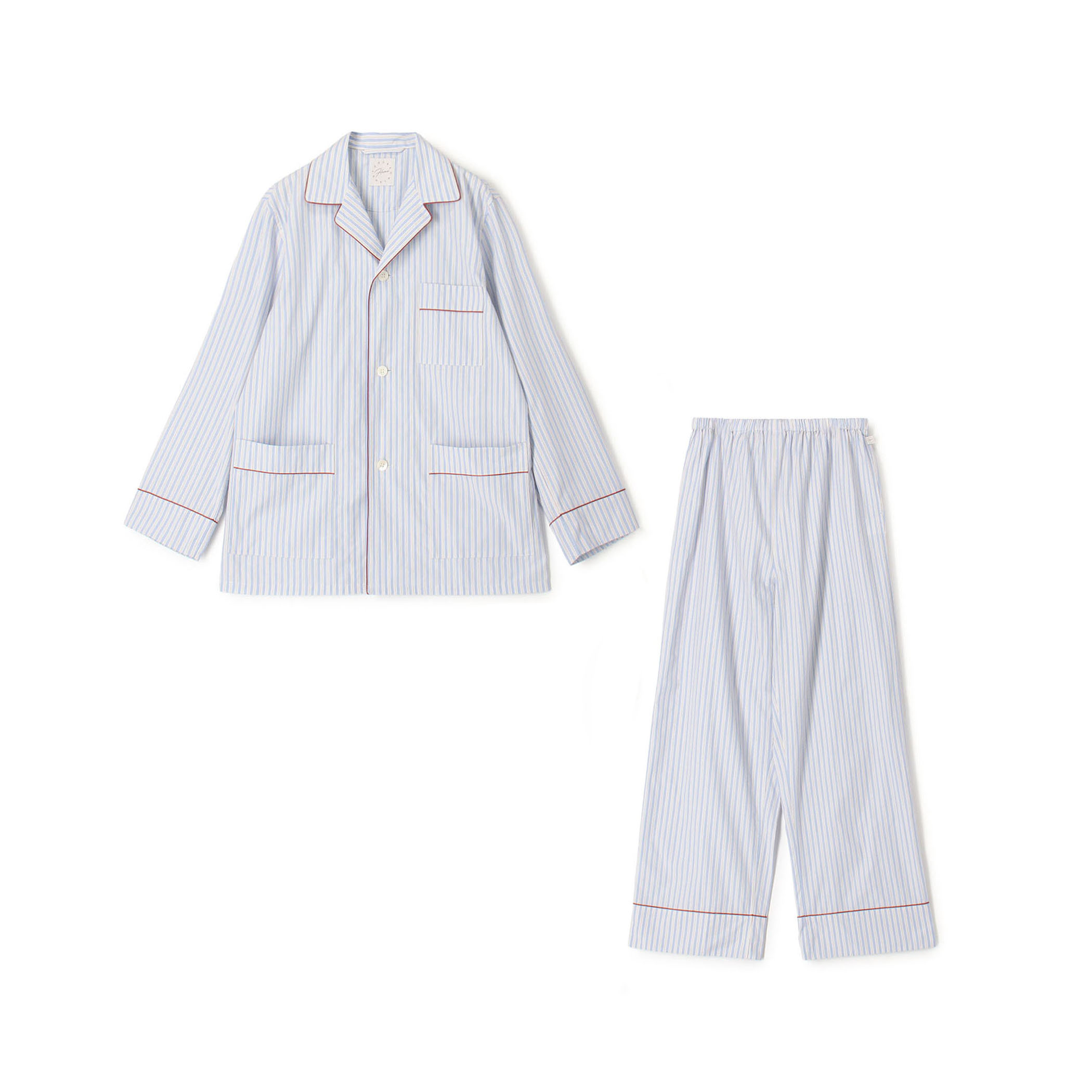 コットンブロードストライプ パジャマ(ウィメンズ)