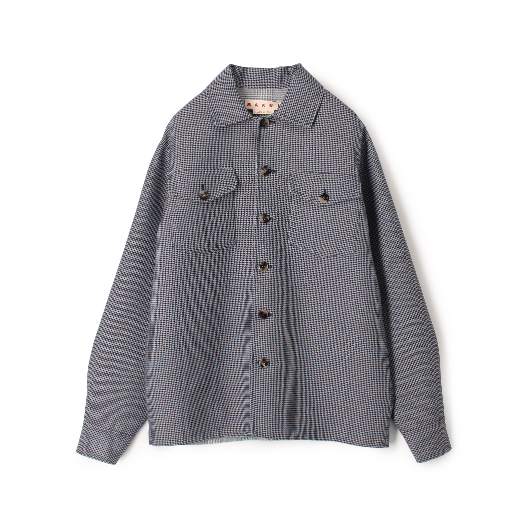 MARNI ハウンドトゥース オーバーシャツ