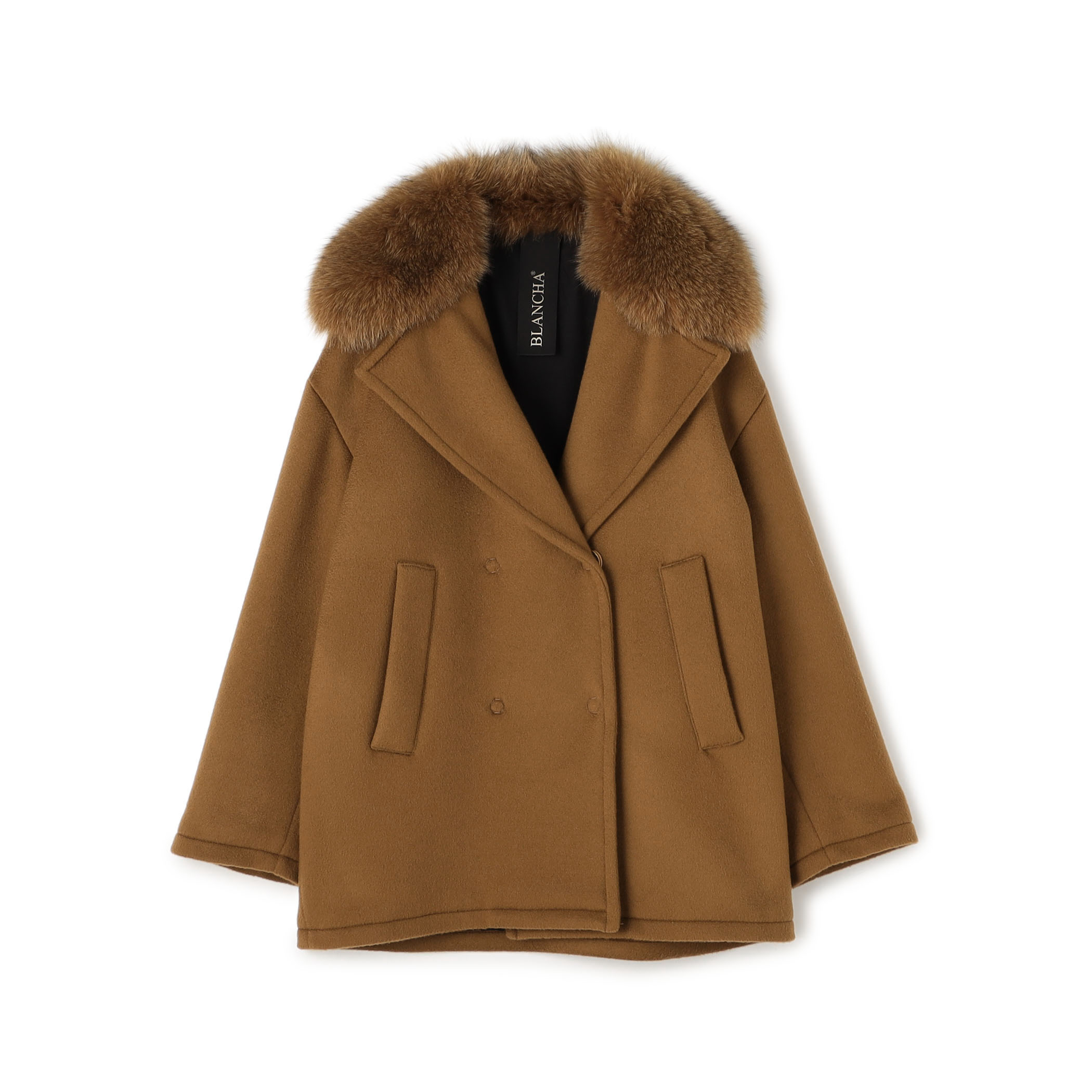 BLANCHA Wool fabric and fox