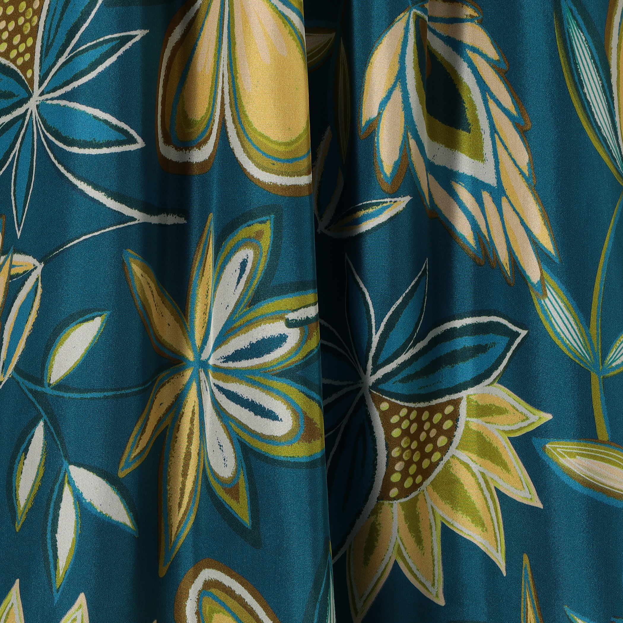 シルク COLETTEフラワープリント ロングワンピース｜トゥモローランド