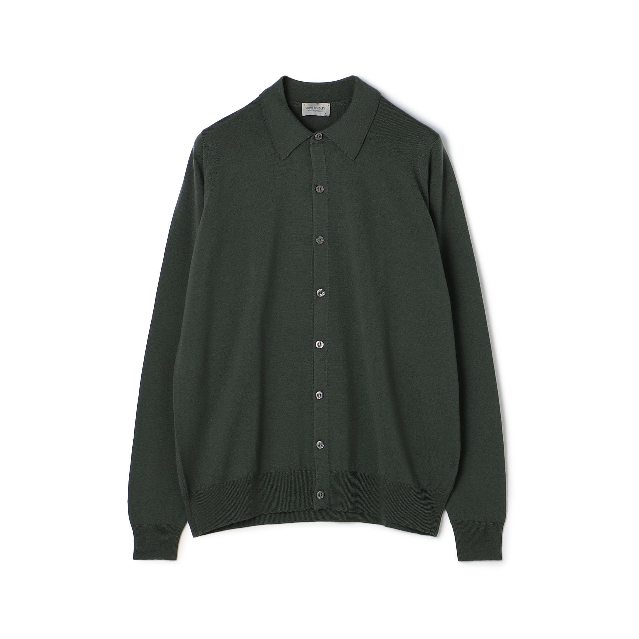 JOHN SMEDLEY 24G EASY FIT ウール ニットシャツ TIBOR