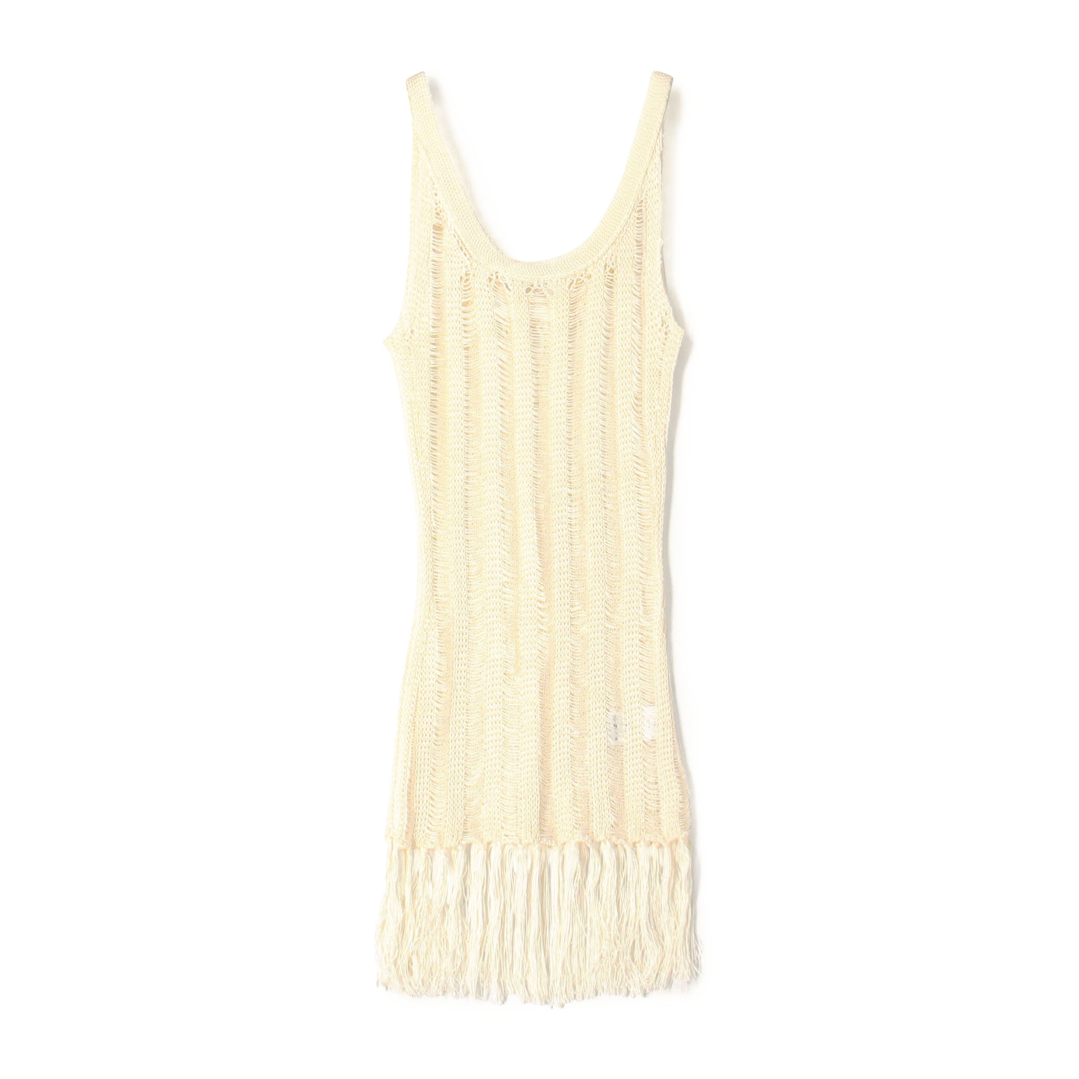 KANAKO SAKAI FRINGED KNIT TOP