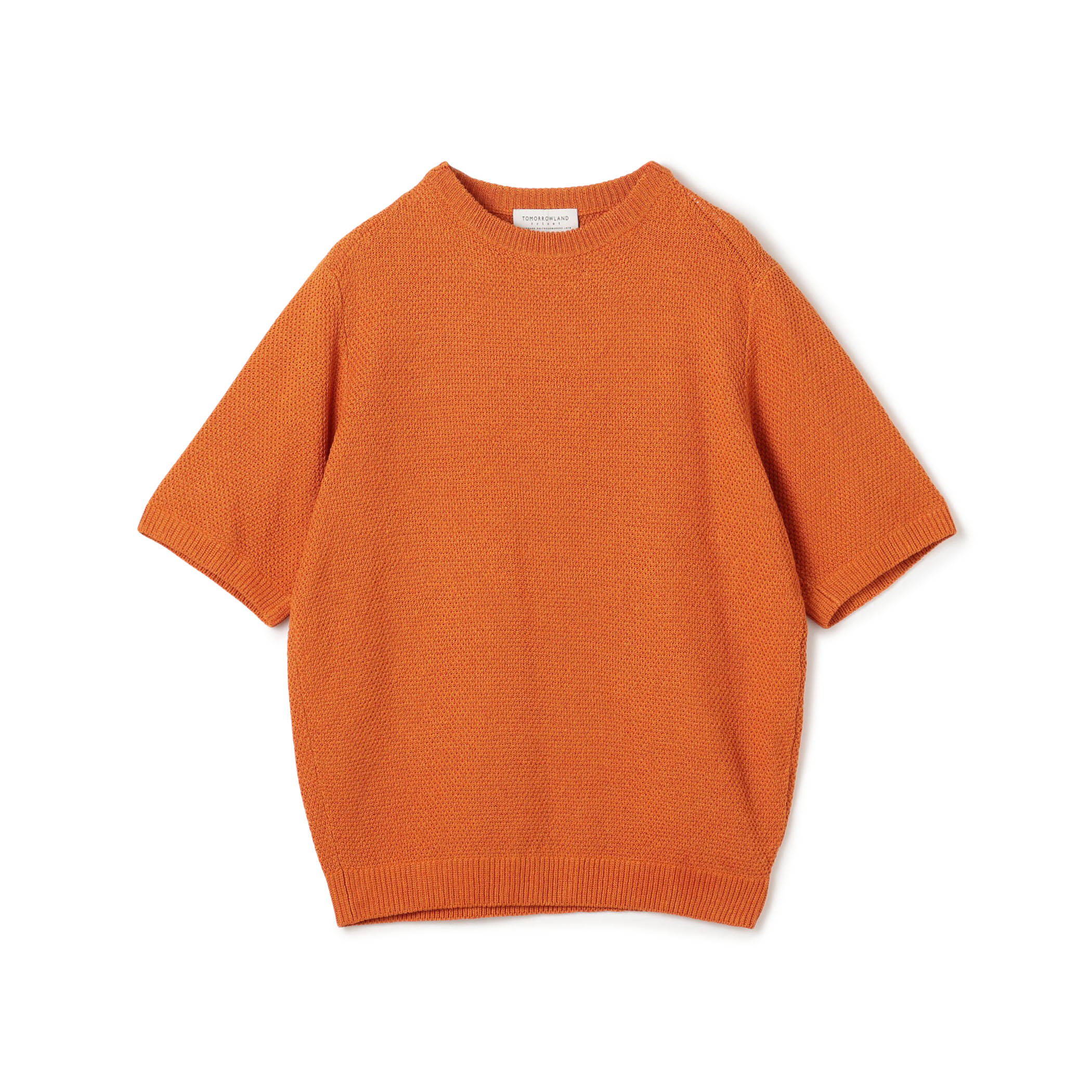 TOMORROWLAND tricot コットンリネン クルーネックプルオーバーニット