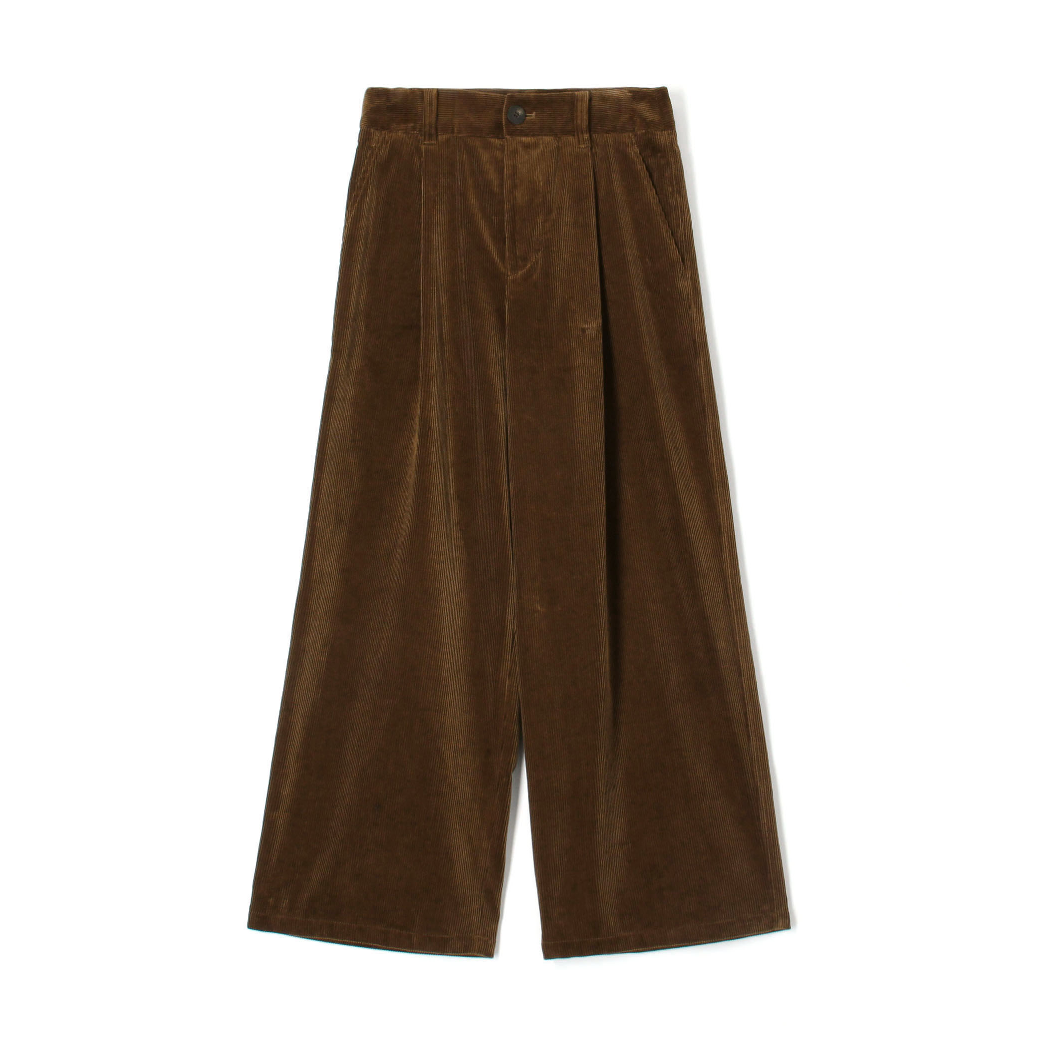 【WEB先行予約】シャンカールコットンコーデュロイ タックワイドパンツ