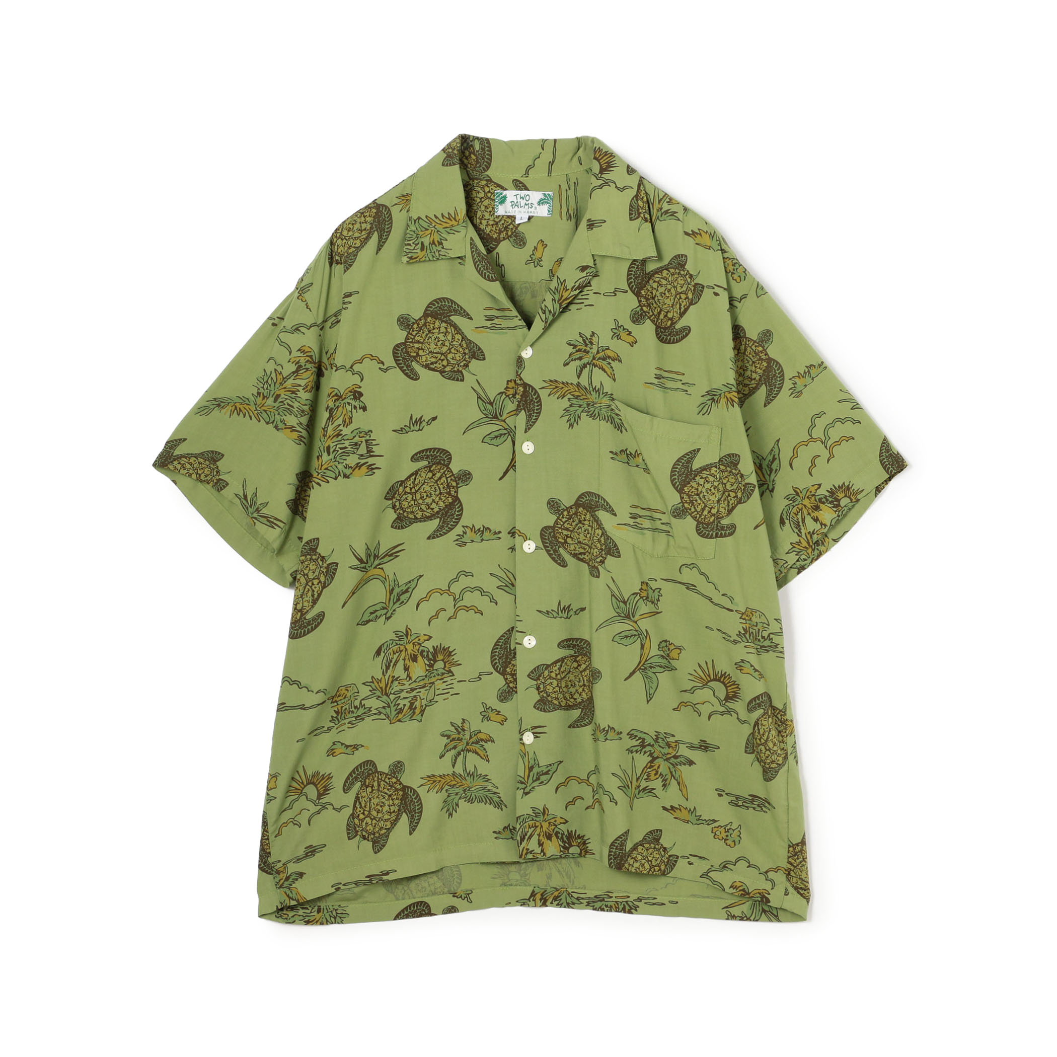 【別注】TWO PALMS レーヨン アロハシャツ