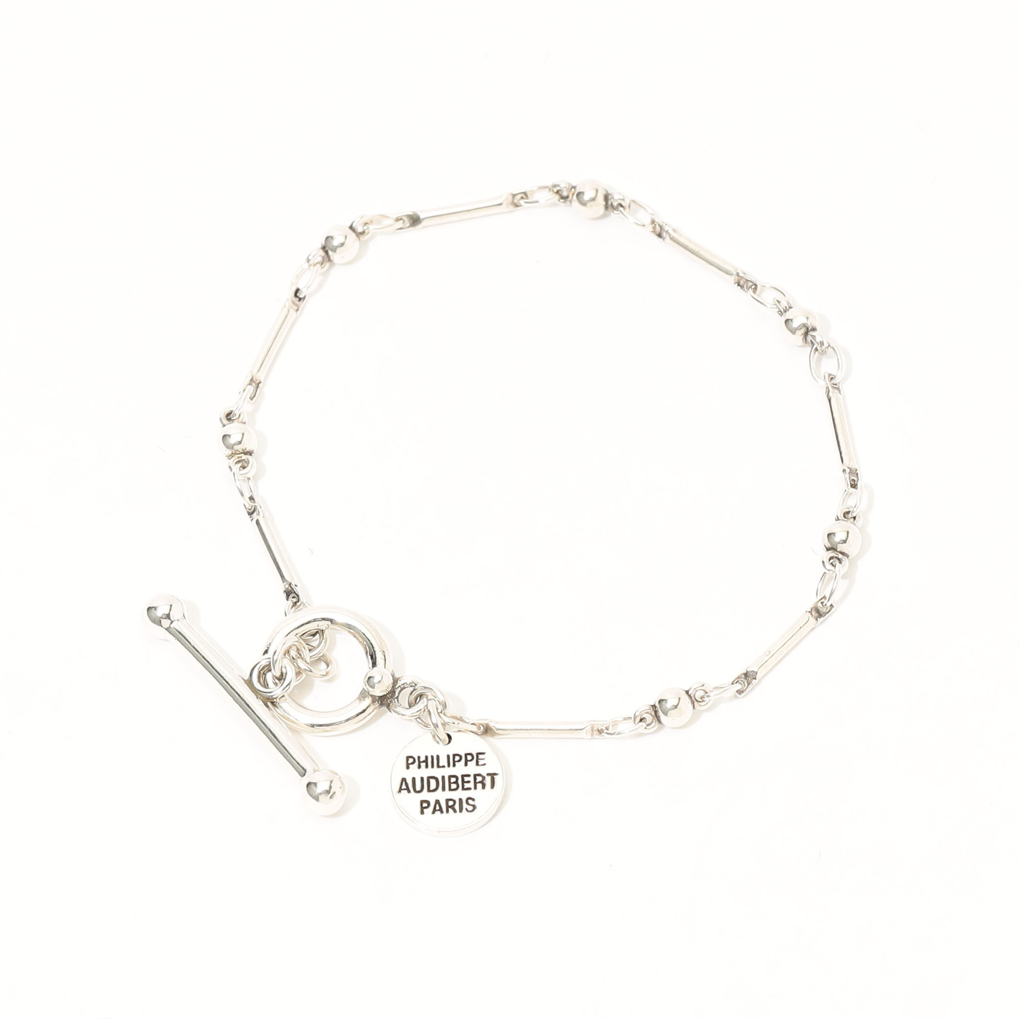 PHILIPPE AUDIBERT Garnet チェーンブレスレット