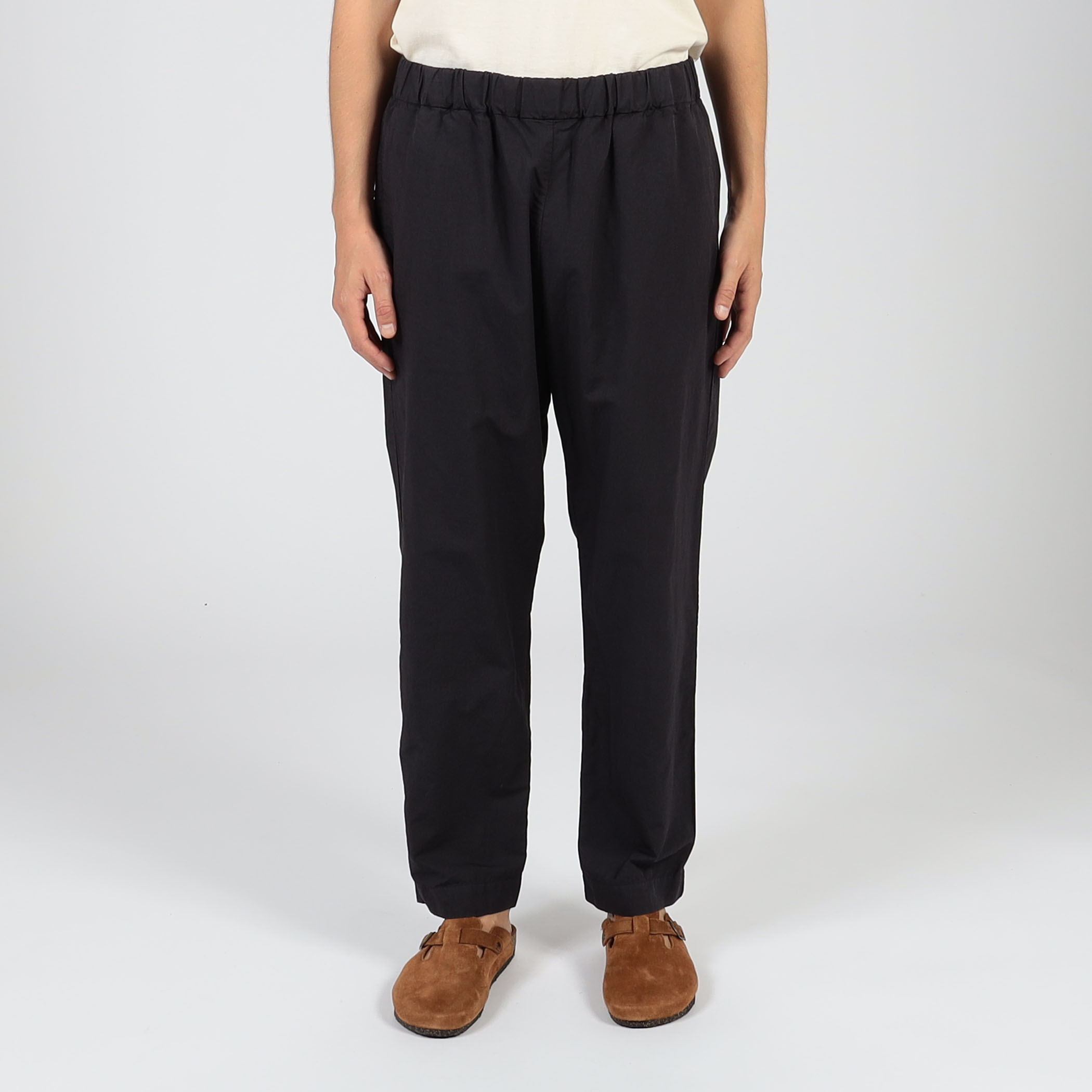 CASEY CASEY LONG CHASSE PANT コットンリネンイージーパンツ