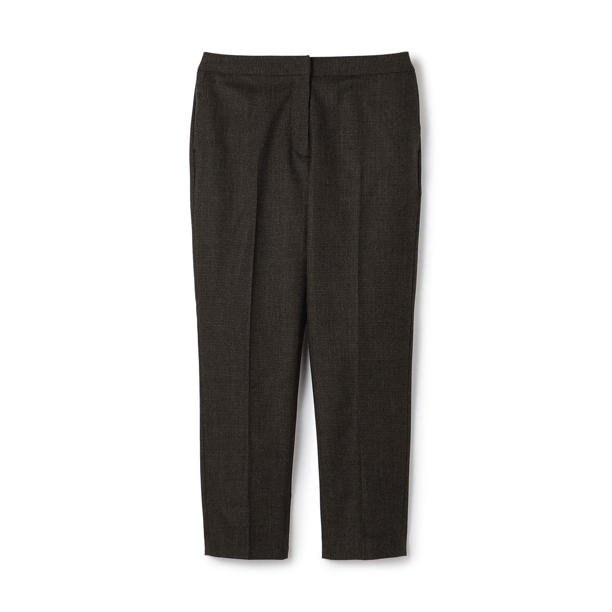 フランネルウールストレッチ シガレットパンツ