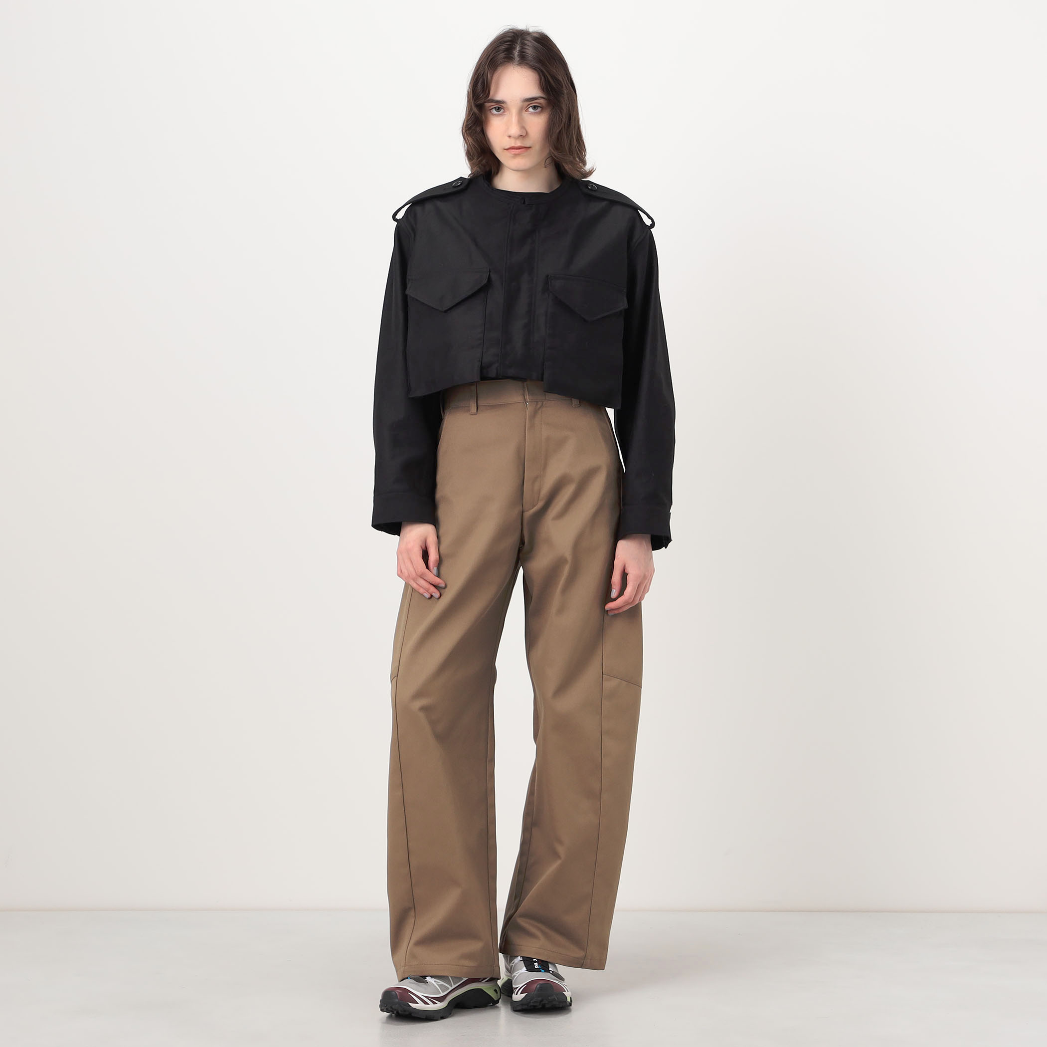 HYKE TYPE M-51 FIELD CROPPED JACKET ミリタリー クロップド