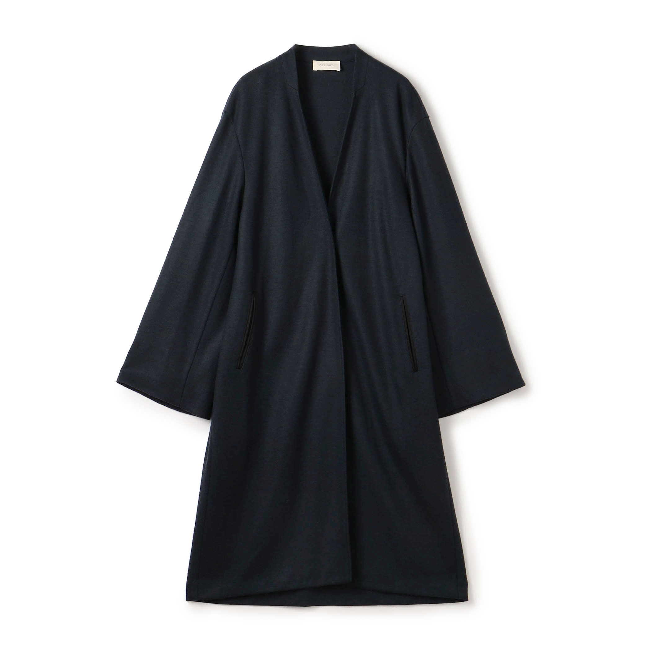 ニットコンビネーション ロングコート