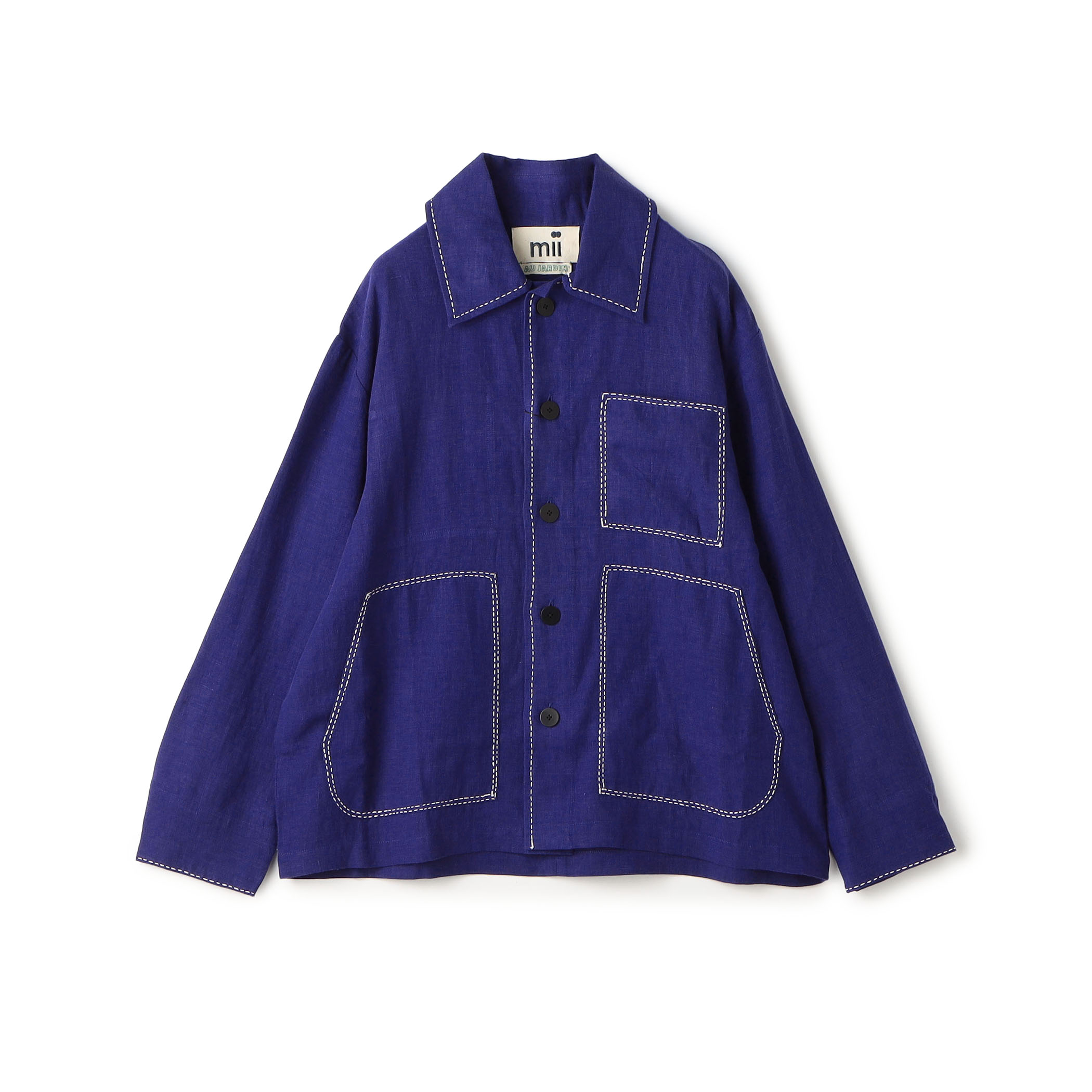 mii Embroidery Linen Jacket