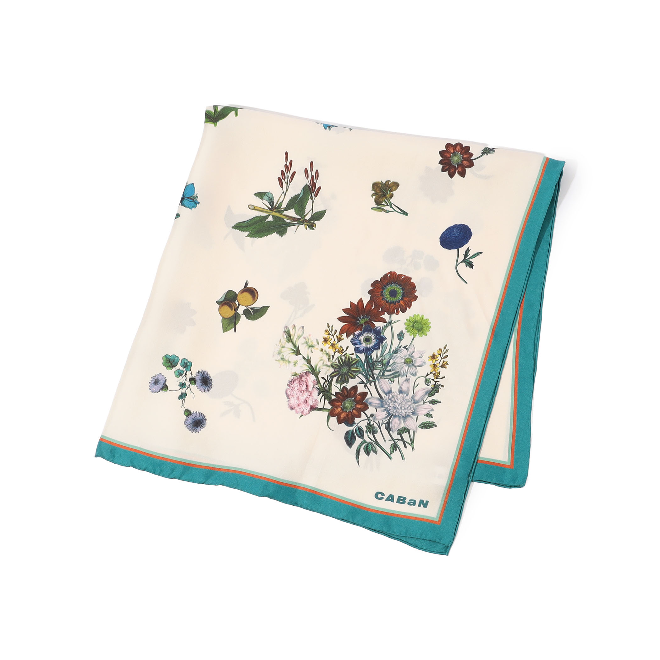 シルクツイル BOUQUET プリントスカーフ