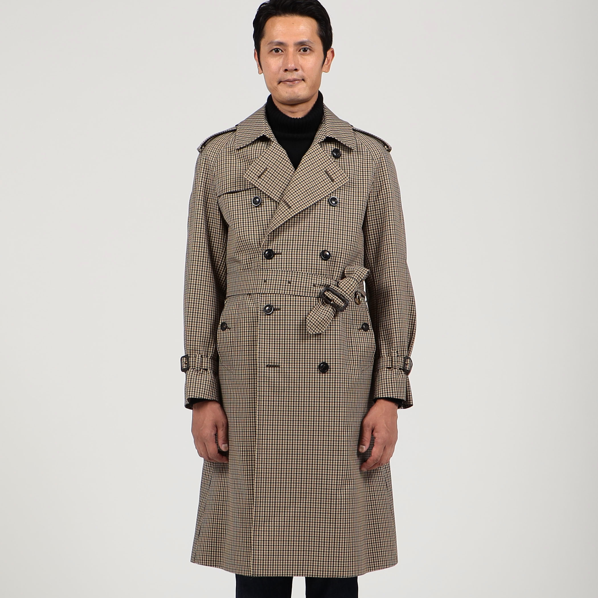 ウールコットンギャバジン トレンチコート Dormeuil TRENCH 