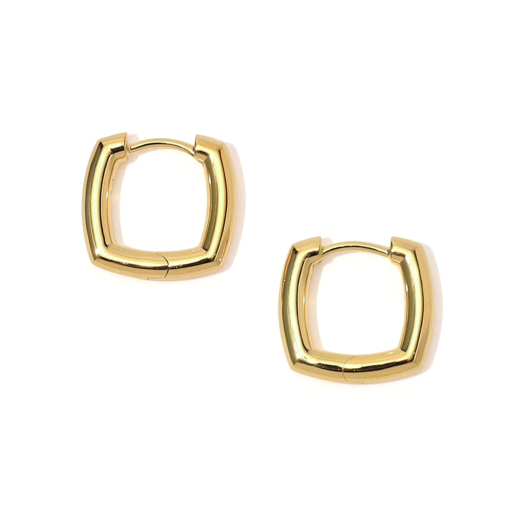 TOM WOOD Frame Hoops Small Gold フープピアス｜トゥモローランド