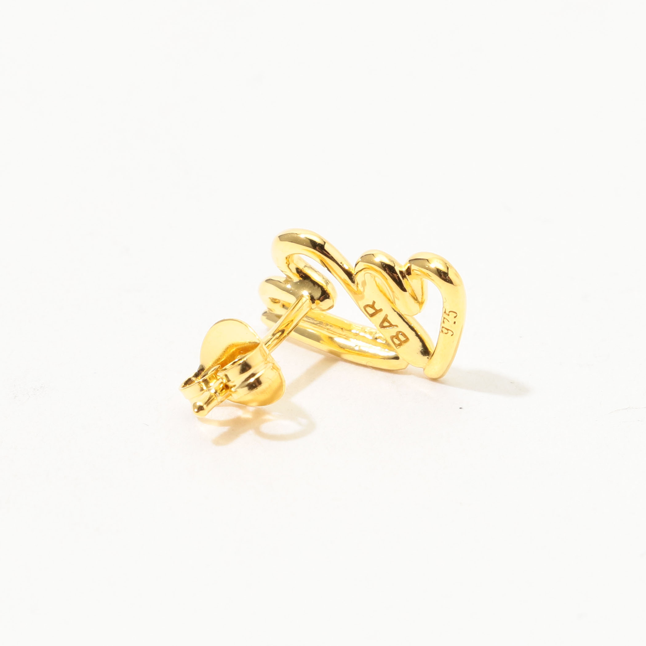 BAR Jewellery TWO HEARTS ゴールドピアス｜トゥモローランド 公式通販