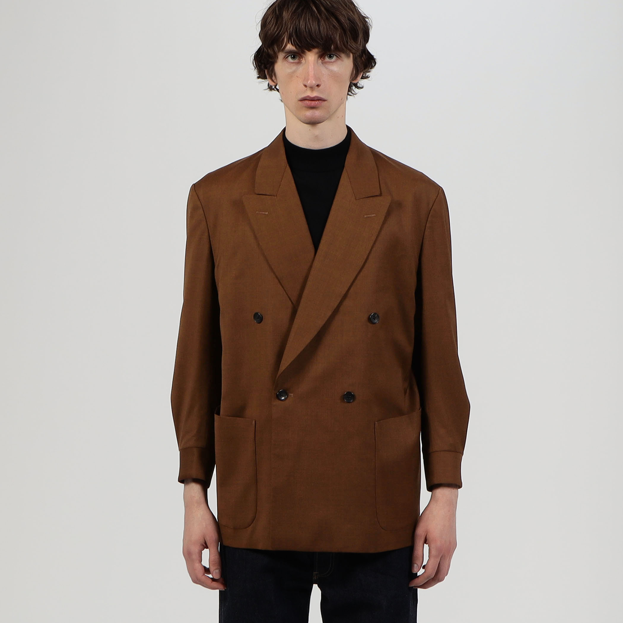 Haver Sack ダブルブレストジャケット Mサイズ ブラック HAVERSACK – Motorcycle Jacket. – Fuzz