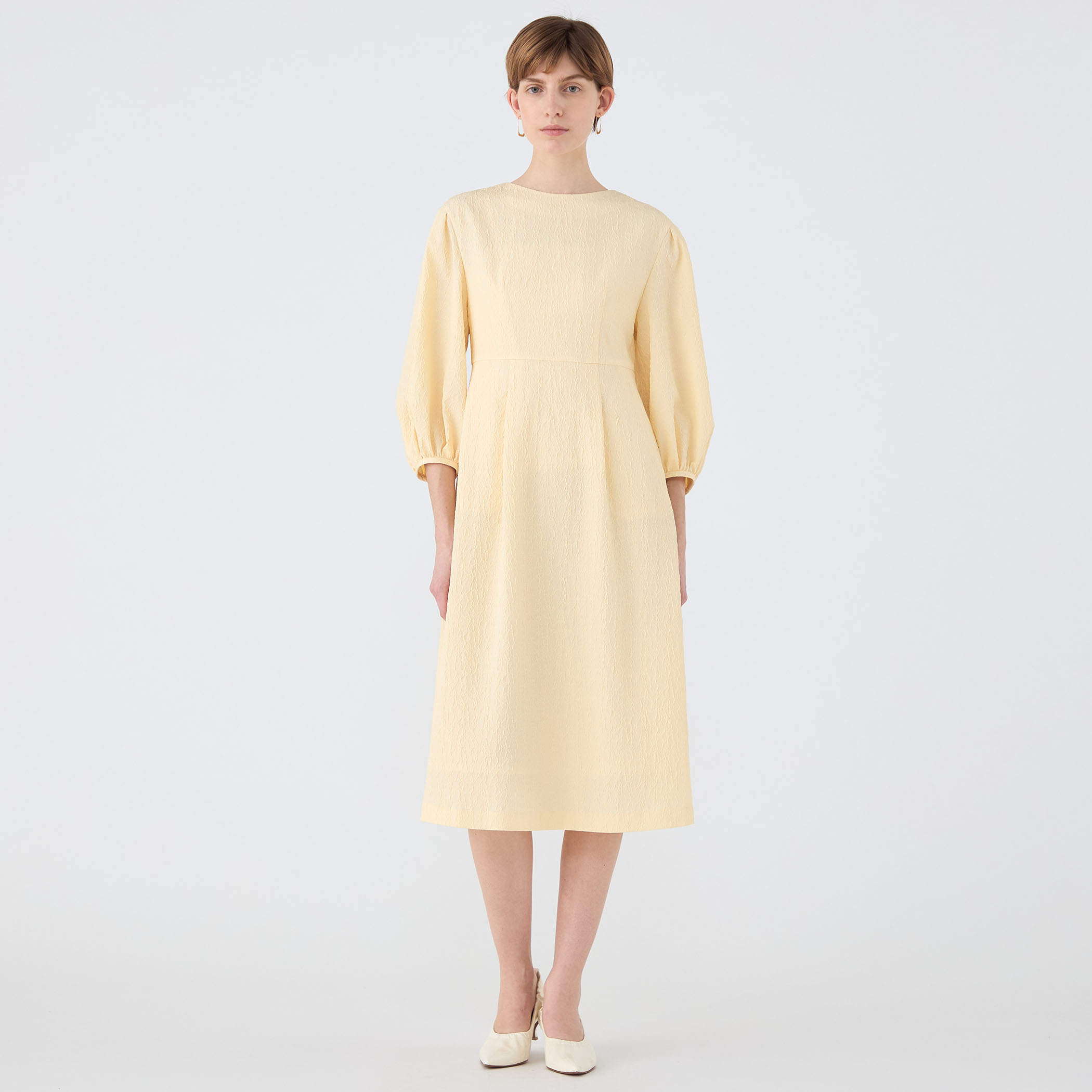 Ballsey - nyan☆TOMORROWLAND/ジャカードシャーリング パフスリーブ 楽天市場】【SALE／40%OFF】ジャカードシャーリング