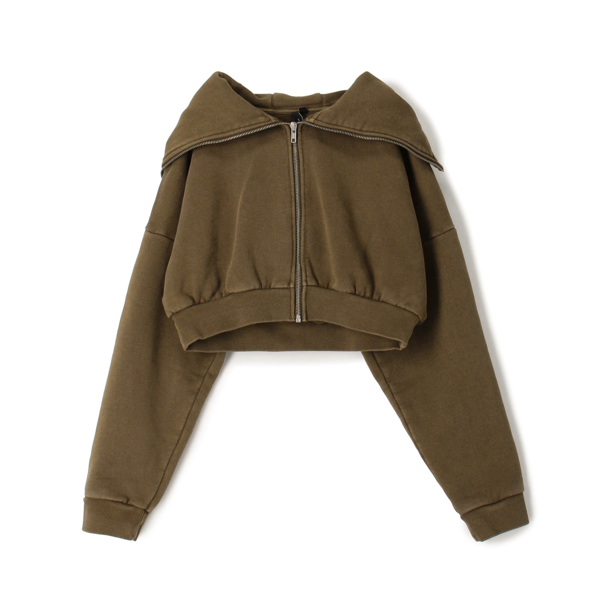 entire studios CROPPED FULL ZIP フーディー