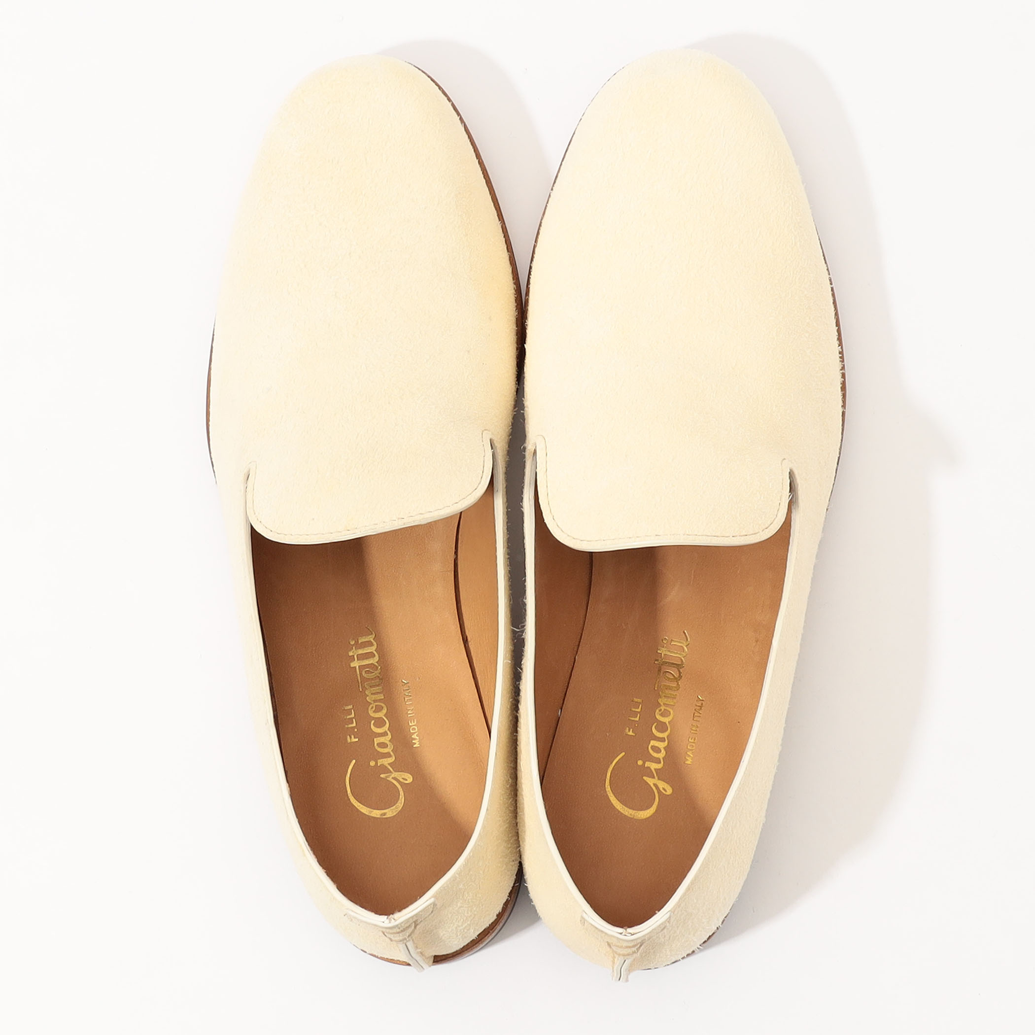 F.LLI GIACOMETTI スエード スリッポンシューズ