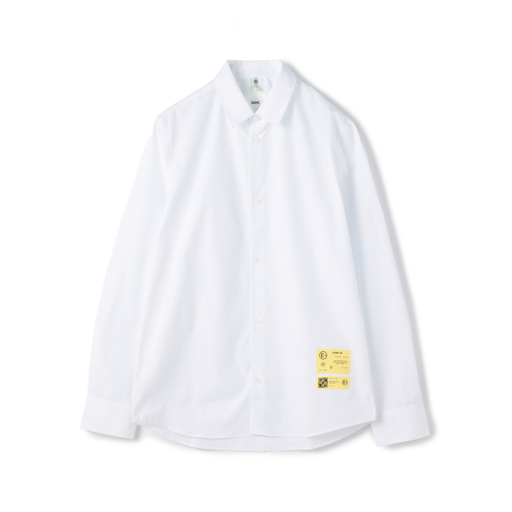 OAMC MARK SHIRT コットン レギュラーカラーシャツ｜トゥモローランド