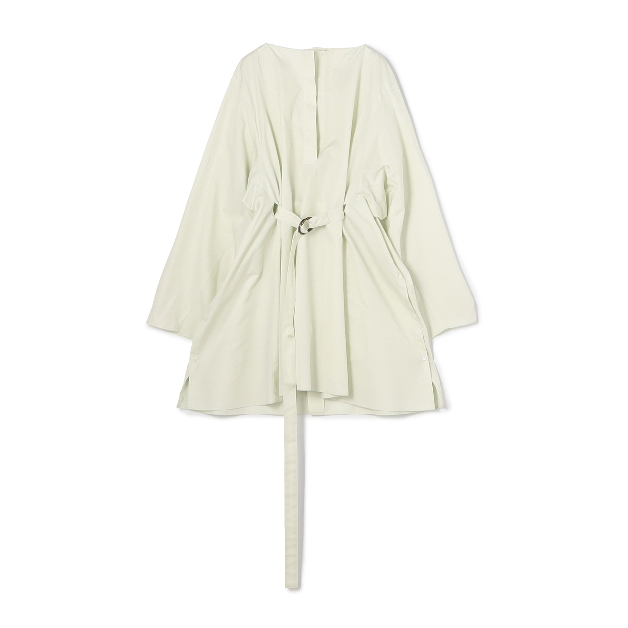 スビンコットン ボリュームベルテッドチュニック