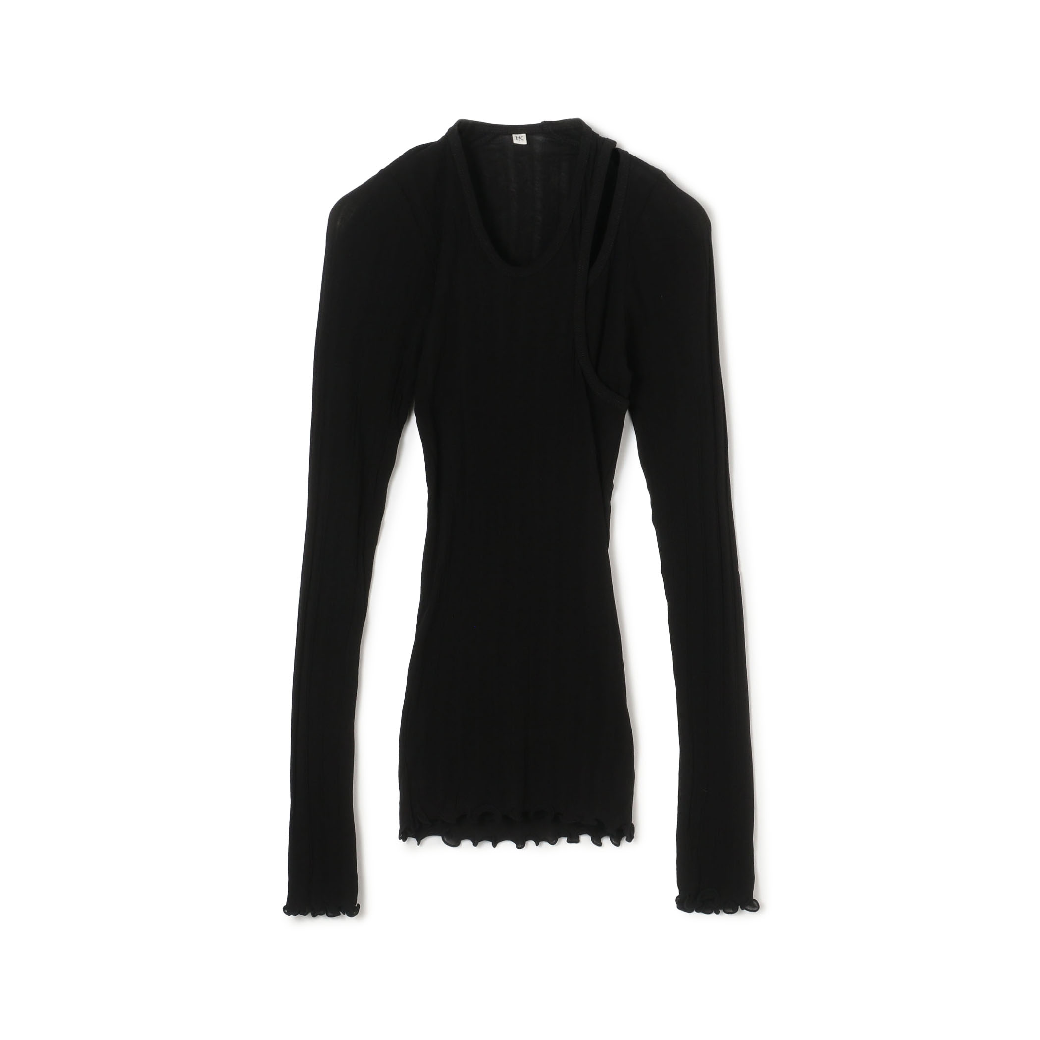 HAKUJI レイヤードロングスリーブプルオーバー