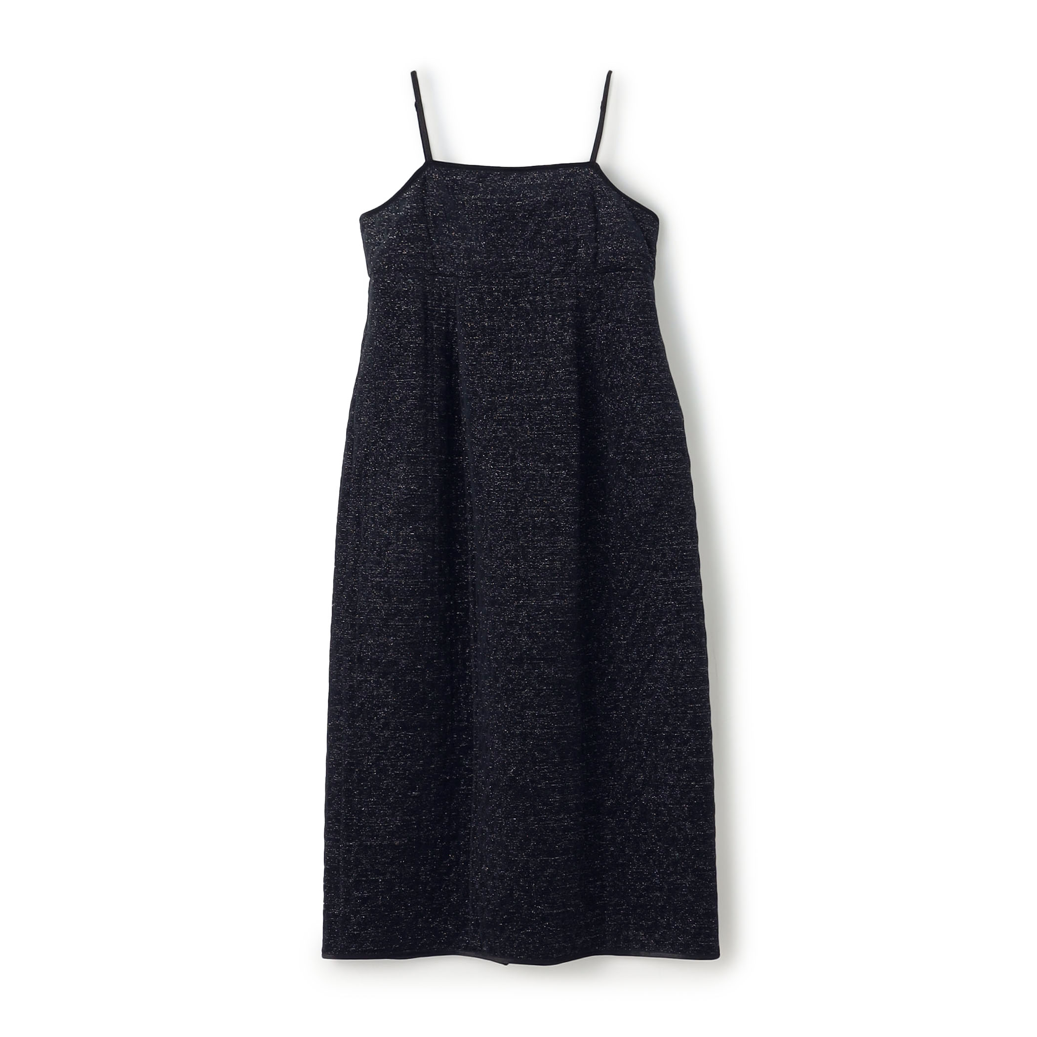 ■キルティングベロア コクーンキャミソールワンピース