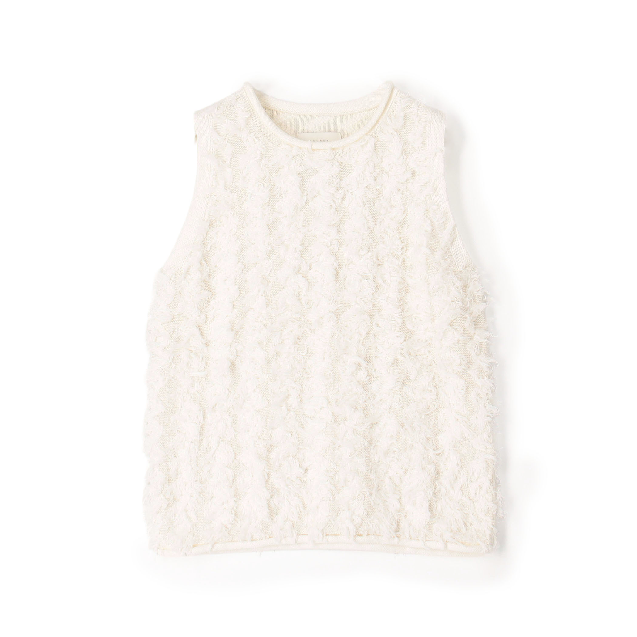 LAUREN MANOOGIAN TUFTED SHELL ノースリーブプルオーバー