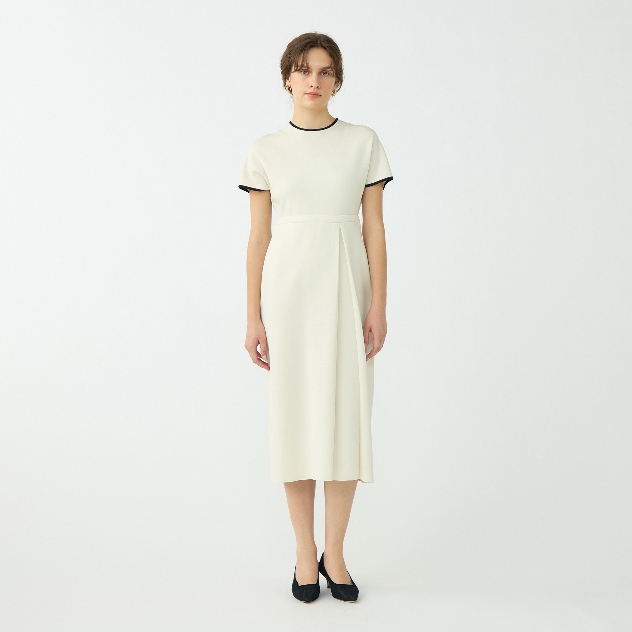 ミラノリブ ウエストタックワンピース｜トゥモローランド 公式通販