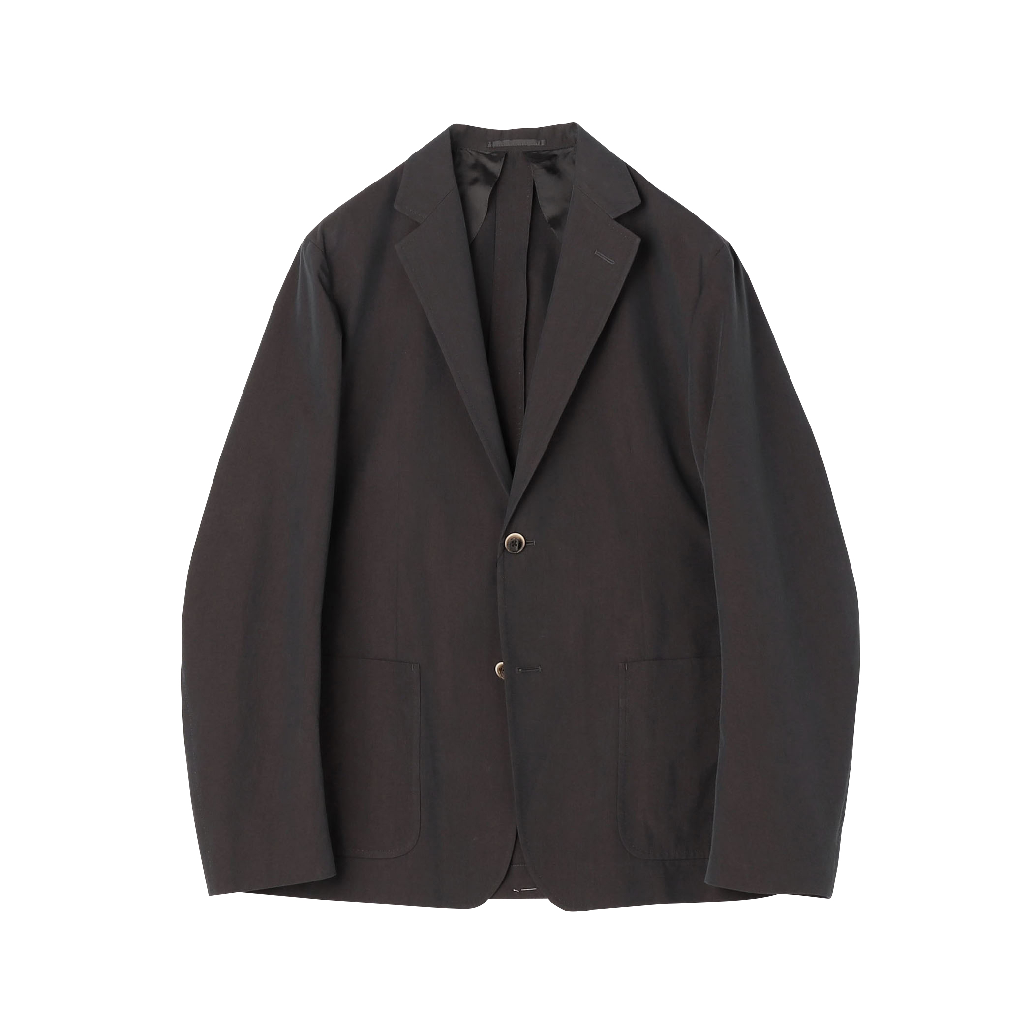 コットンナイロンシャンブレー シングルブレステッド 2Bジャケット FABRICA