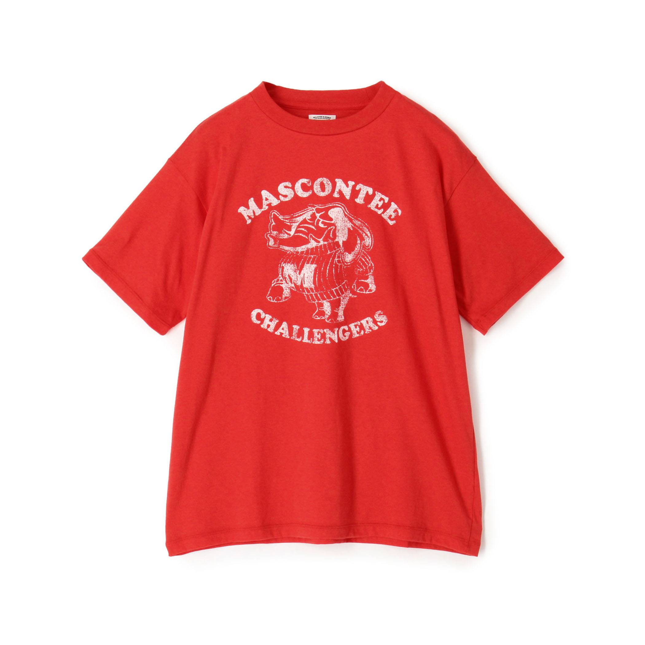 MAATEE&SONS コットンプリント ハーフスリーブTシャツ