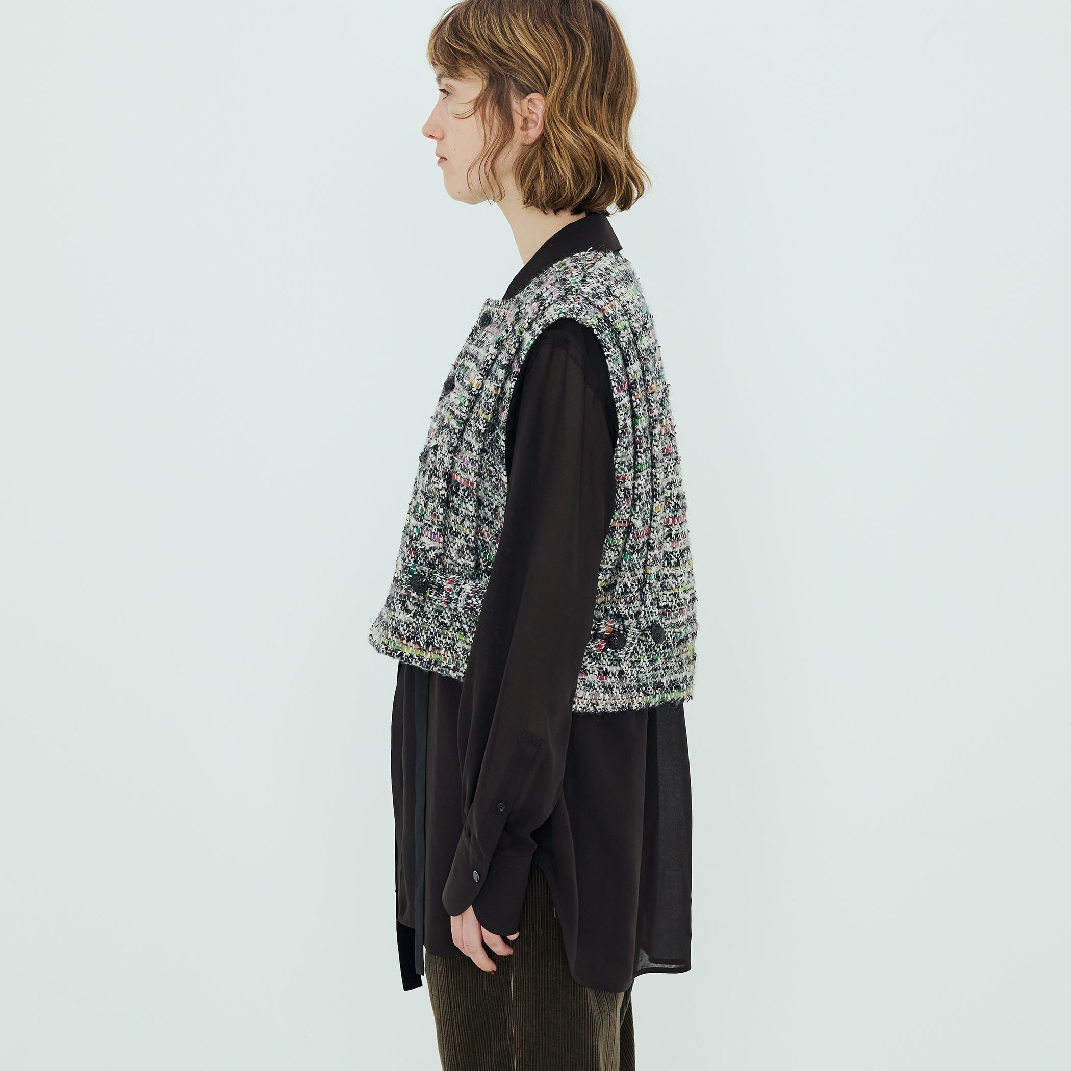 ツイードショートジレ｜トゥモローランド 公式通販