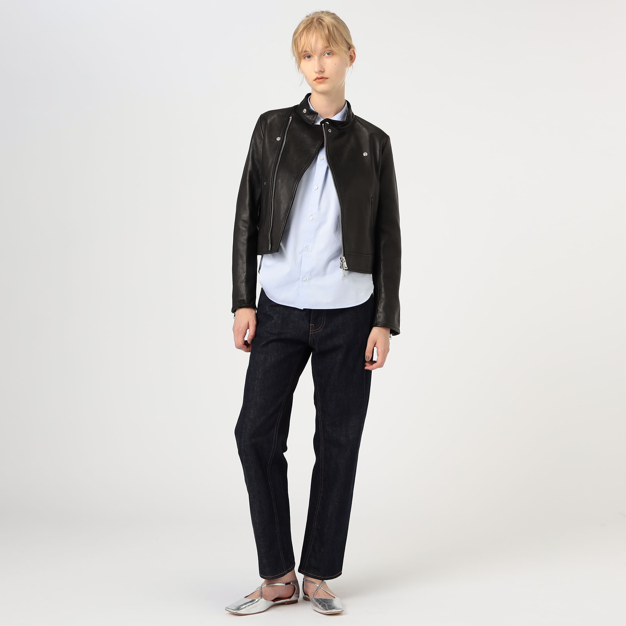 ラムレザー ライダースジャケット｜トゥモローランド 公式通販