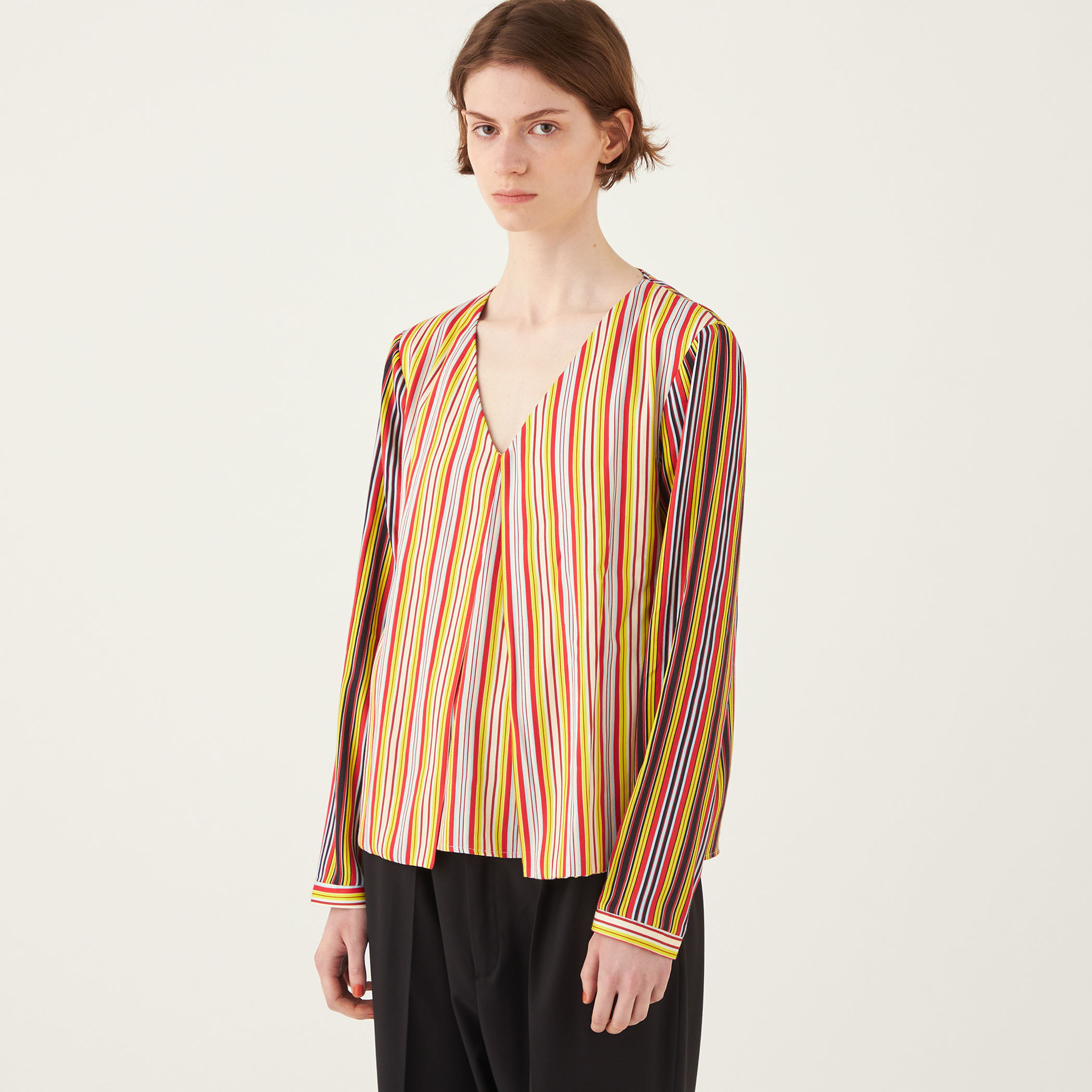 ROBERTO MUSSO MAGDA STRIPES ブラウス-